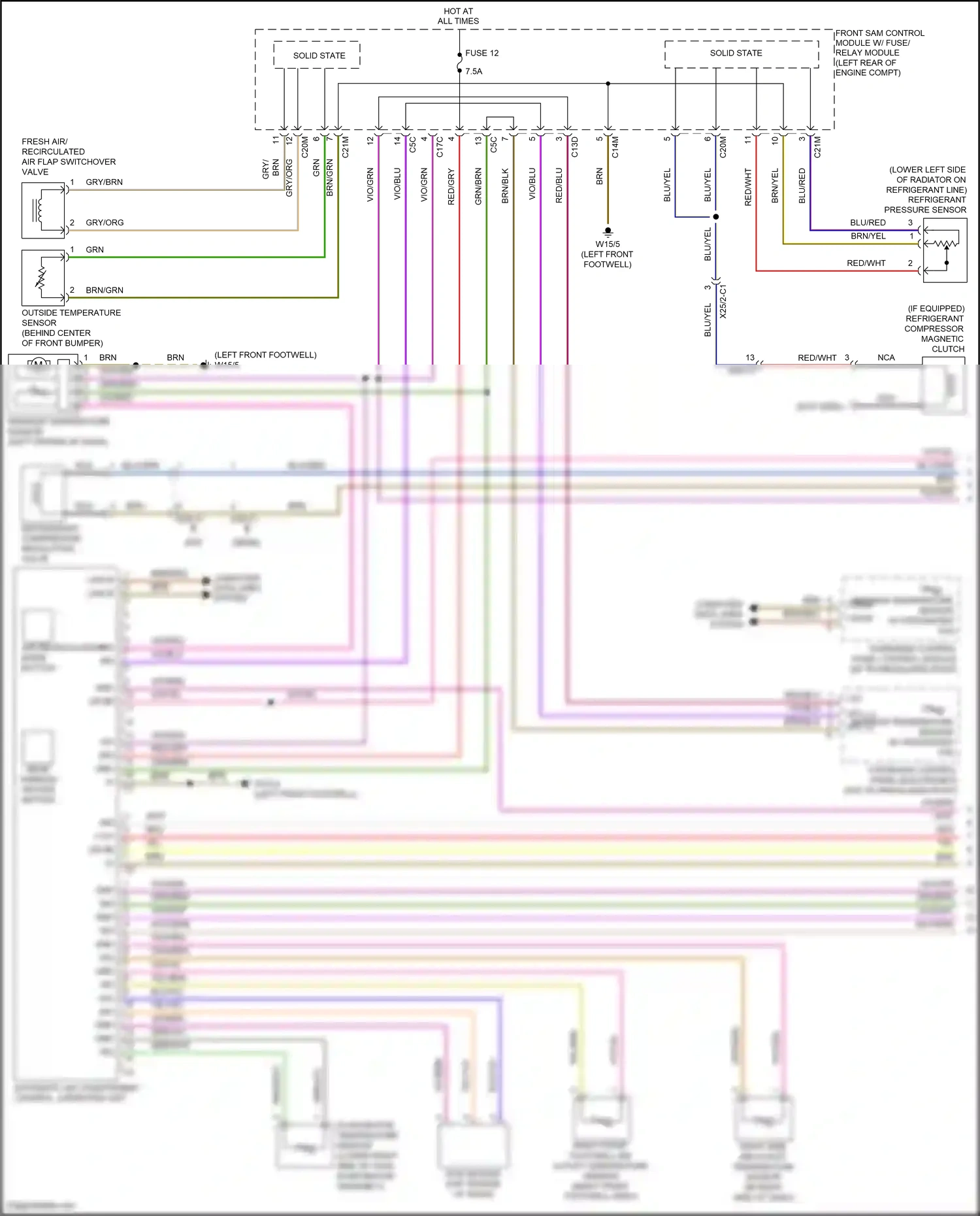 Wiring diagram computer data lines system for Mercedes-Benz E-class W212/S212/C207/A207 facelift (2013-2016) (71 of 443)