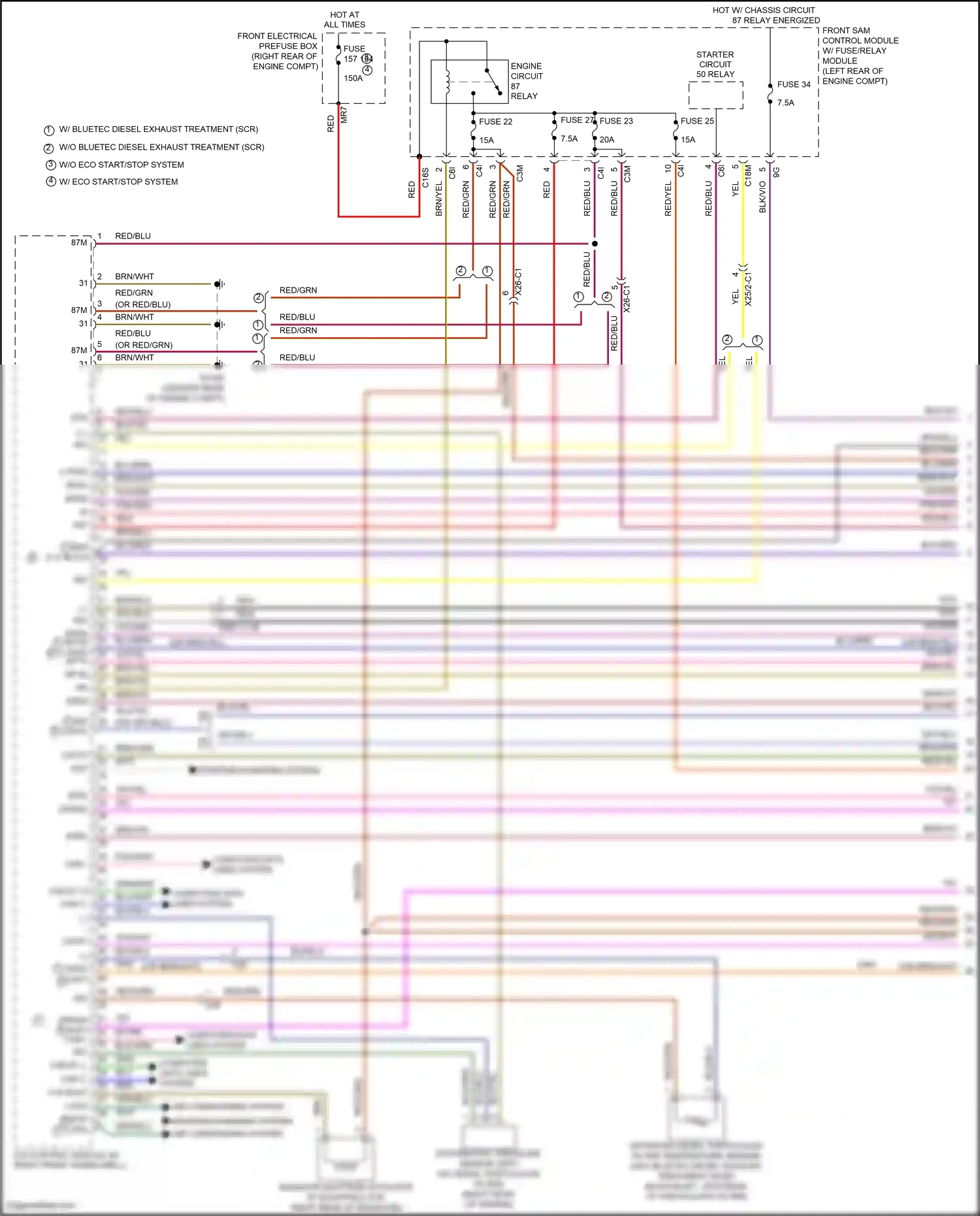 Wiring diagram computer data lines system for Mercedes-Benz E-class W212/S212/C207/A207 facelift (2013-2016) (97 of 443)