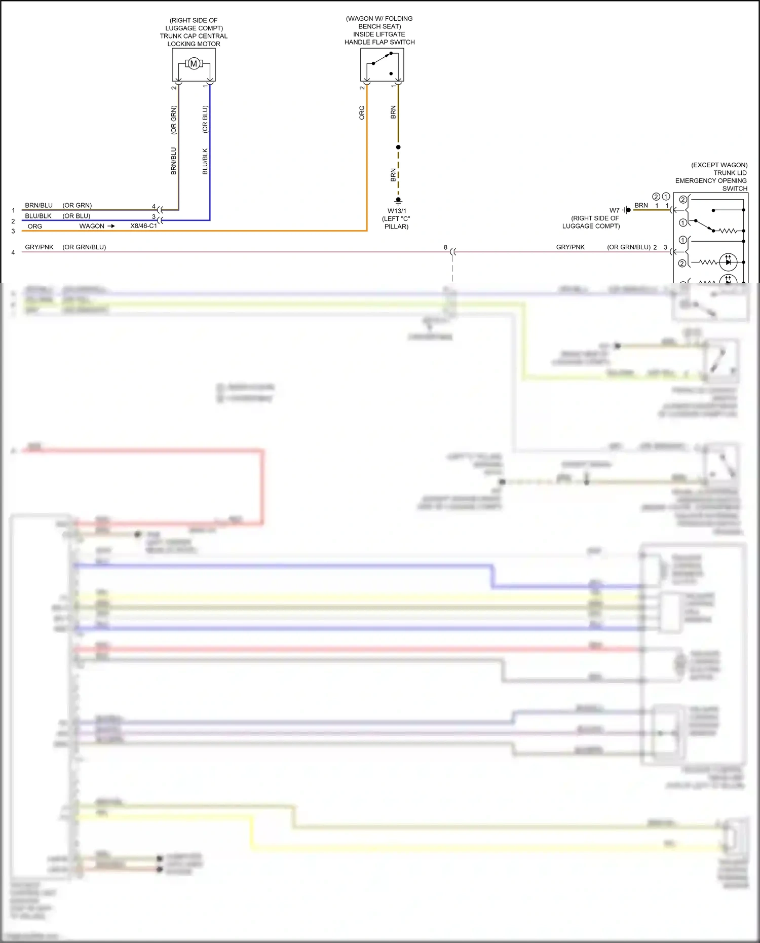 Wiring diagram computer data lines system for Mercedes-Benz E-class W212/S212/C207/A207 facelift (2013-2016) (70 of 443)