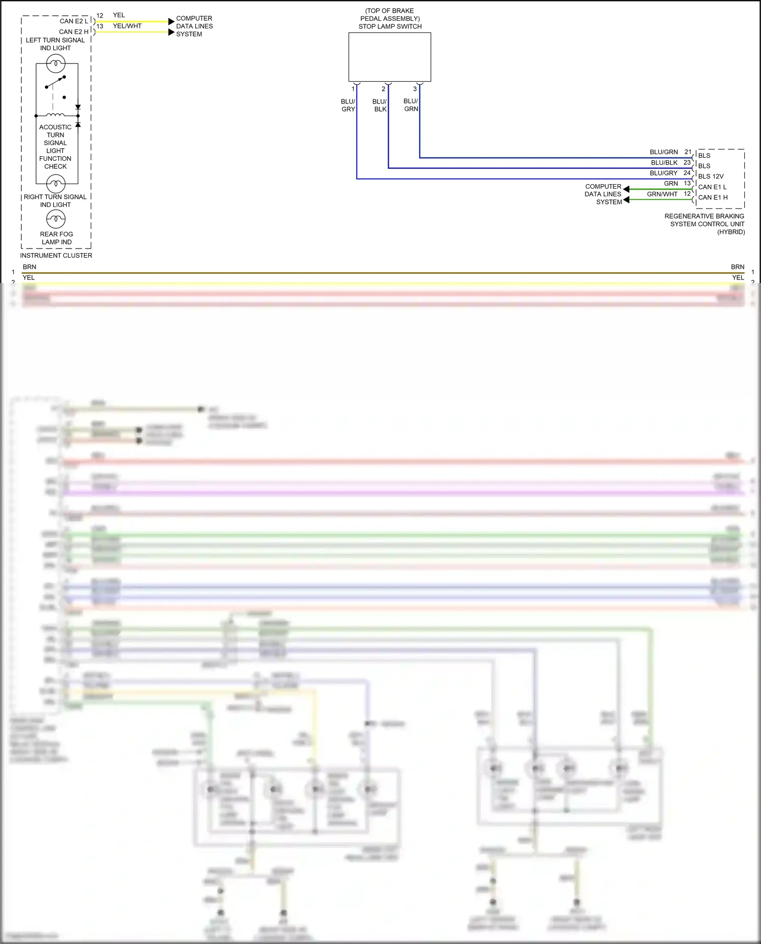 Wiring diagram computer data lines system for Mercedes-Benz E-class W212/S212/C207/A207 facelift (2013-2016) (15 of 443)