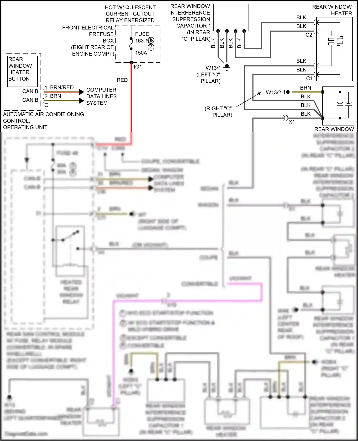 Wiring diagram computer data lines system for Mercedes-Benz E-class W212/S212/C207/A207 facelift (2013-2016) (28 of 443)
