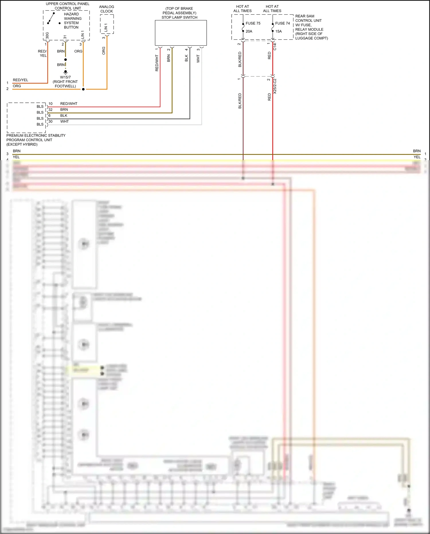 Wiring diagram computer data lines system for Mercedes-Benz E-class W212/S212/C207/A207 facelift (2013-2016) (14 of 443)