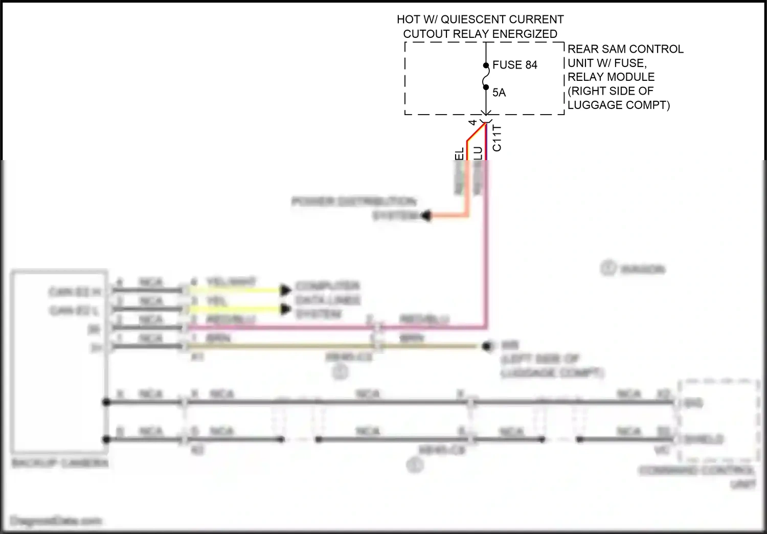Wiring diagram computer data lines system for Mercedes-Benz E-class W212/S212/C207/A207 facelift (2013-2016) (89 of 443)