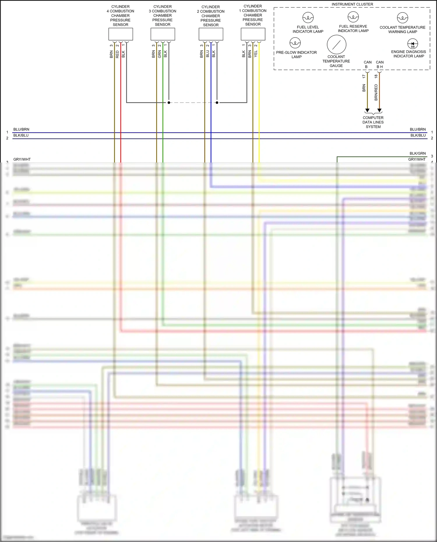 Wiring diagram computer data lines system for Mercedes-Benz E-class W212/S212/C207/A207 facelift (2013-2016) (100 of 443)