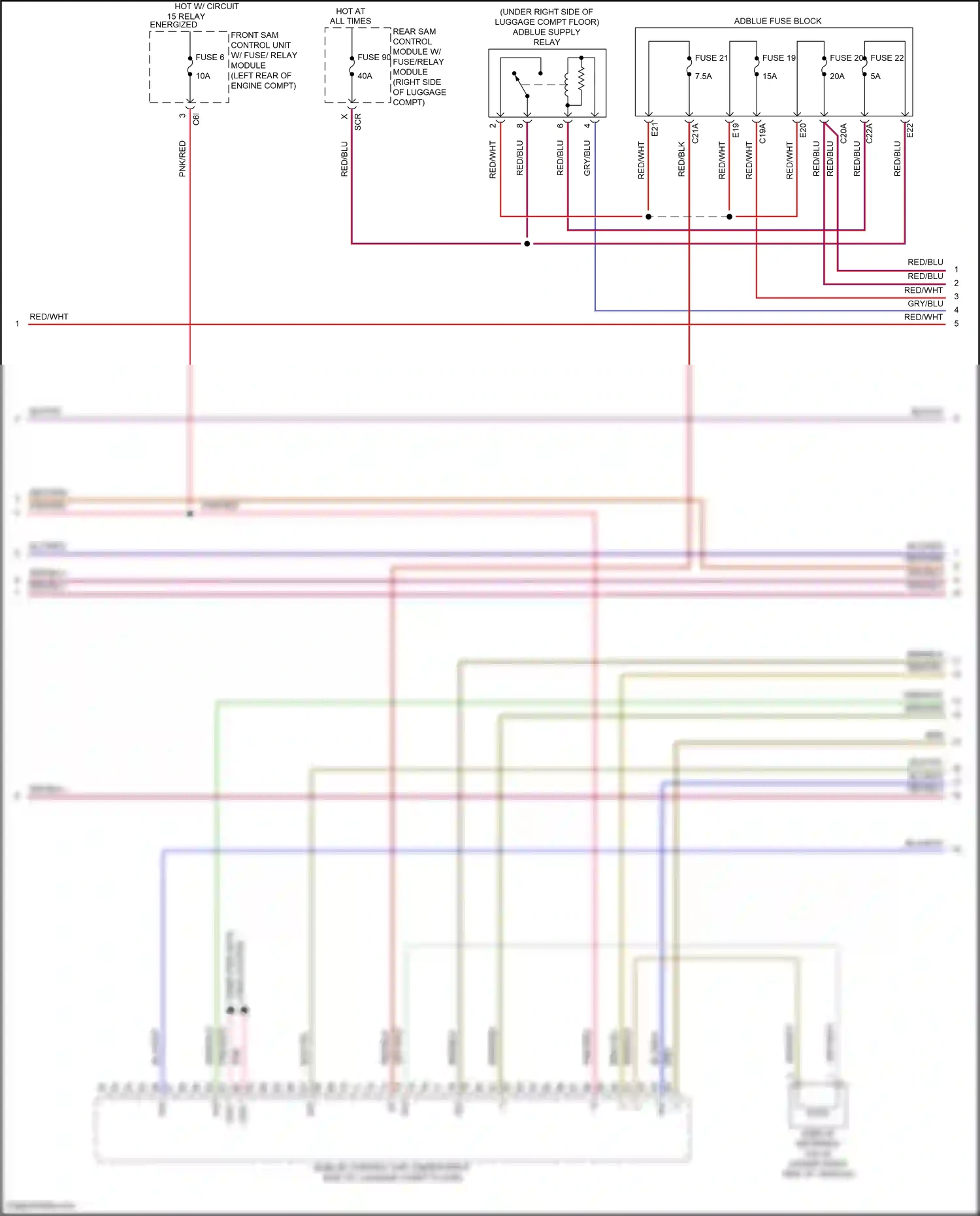 Wiring diagram computer data for Mercedes-Benz E-class W212/S212/C207/A207 facelift (2013-2016) (1 of 1)