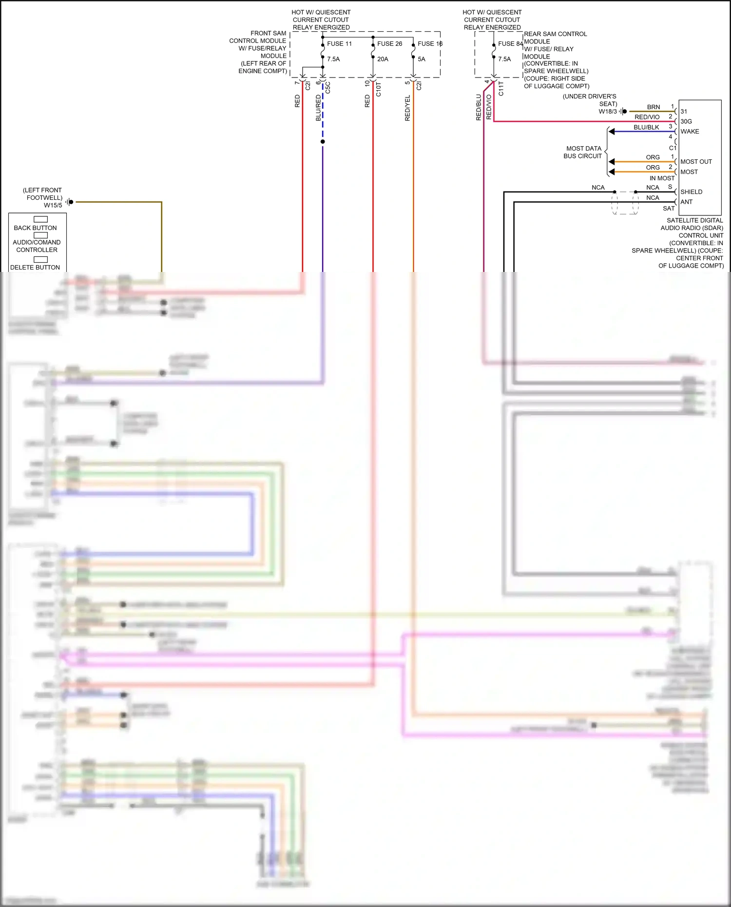 Wiring diagram delete button for Mercedes-Benz E-class W212/S212/C207/A207 facelift (2013-2016) (7 of 10)