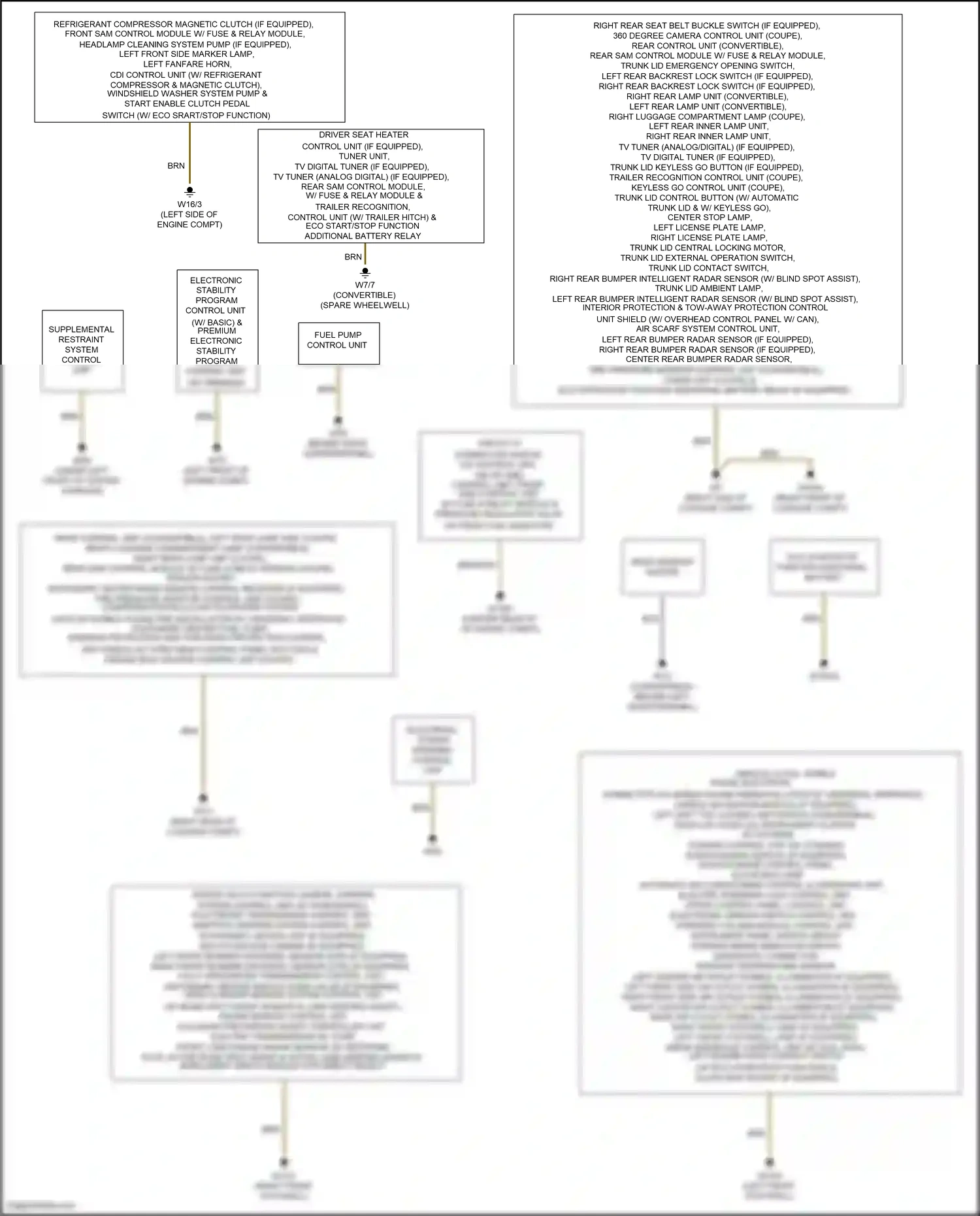 Wiring diagram eco start/stop function additional battery for Mercedes-Benz E-class W212/S212/C207/A207 facelift (2013-2016) (7 of 10)