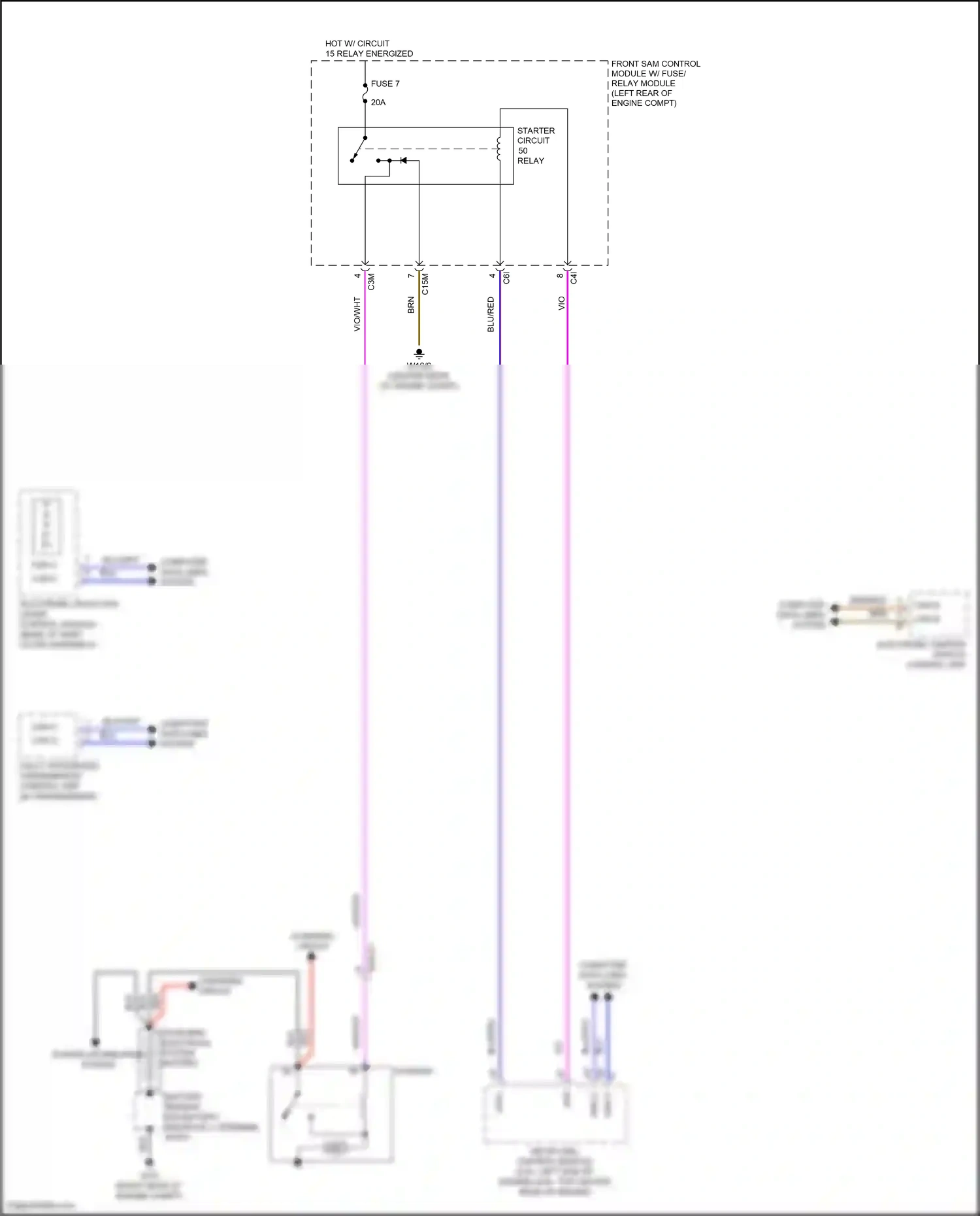 Wiring diagram electronic ignition switch control unit for Mercedes-Benz E-class W212/S212/C207/A207 facelift (2013-2016) (15 of 32)