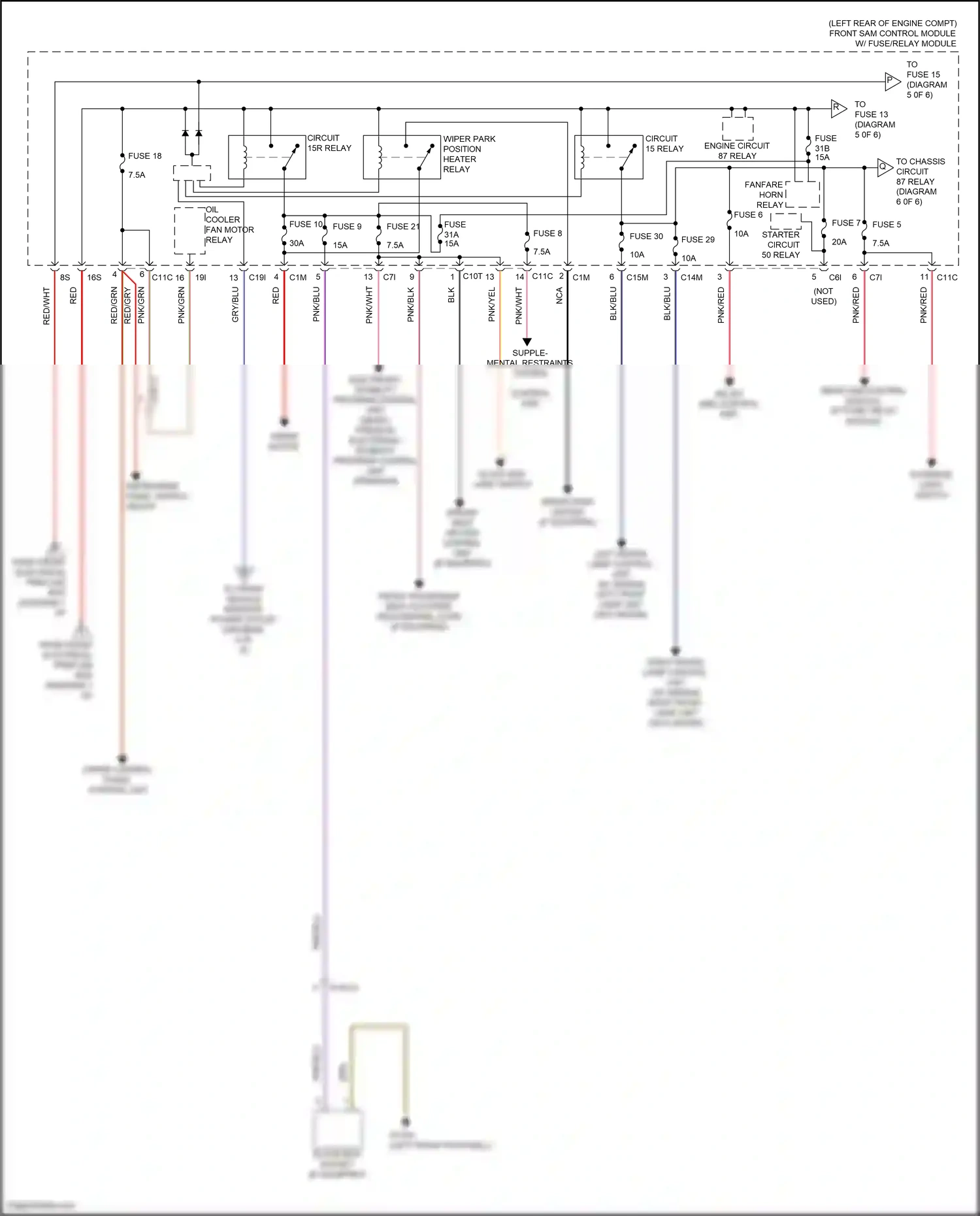 Wiring diagram premium electronic stability program control unit for Mercedes-Benz E-class W212/S212/C207/A207 facelift (2013-2016) (7 of 15)