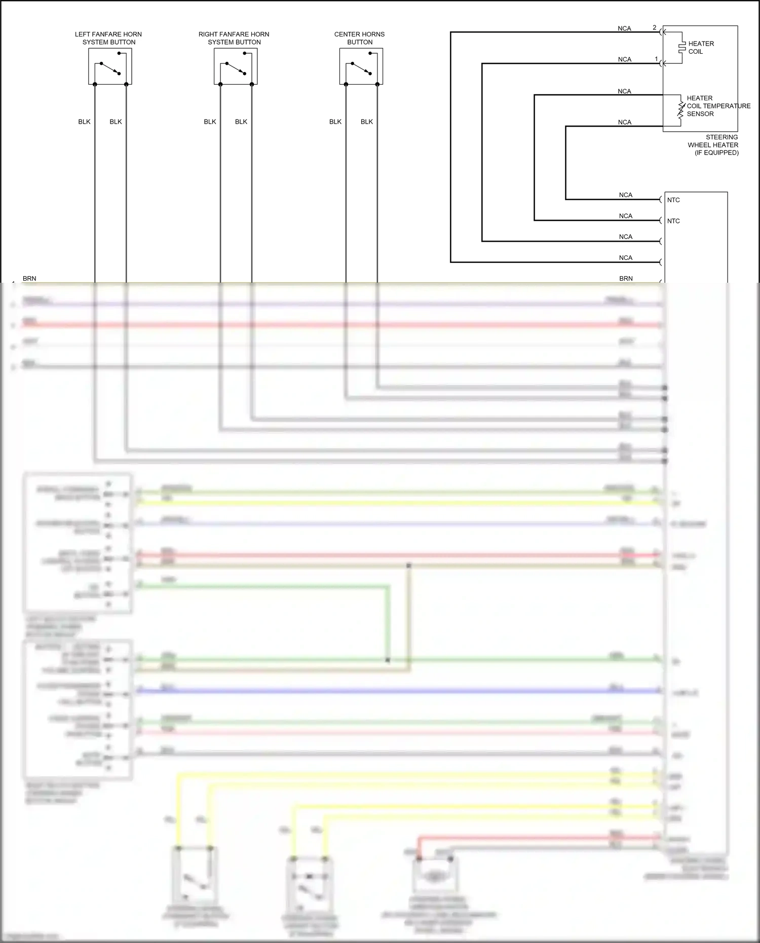 Wiring diagram system selection button for Mercedes-Benz E-class W212/S212/C207/A207 facelift (2013-2016) (4 of 15)