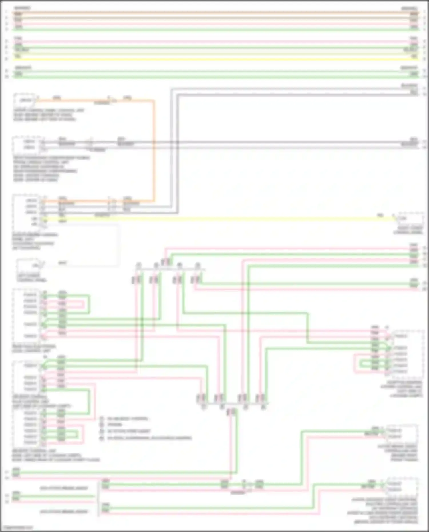 E-class Mercedes-Benz W213/S213/C238/A238 facelift (2020-2024): High/low bus circuit (4 of 7)