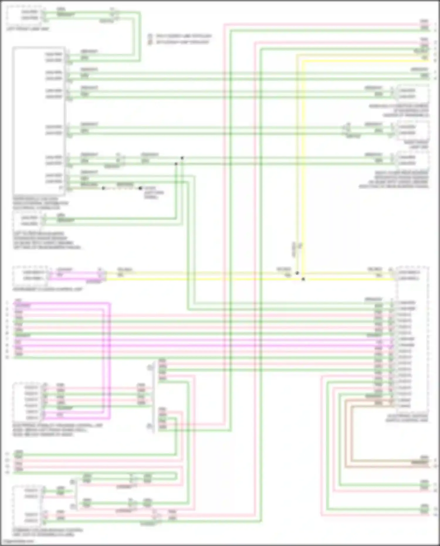 E-class Mercedes-Benz W213/S213/C238/A238 facelift (2020-2024): High/low bus circuit, sedan (2 of 7)