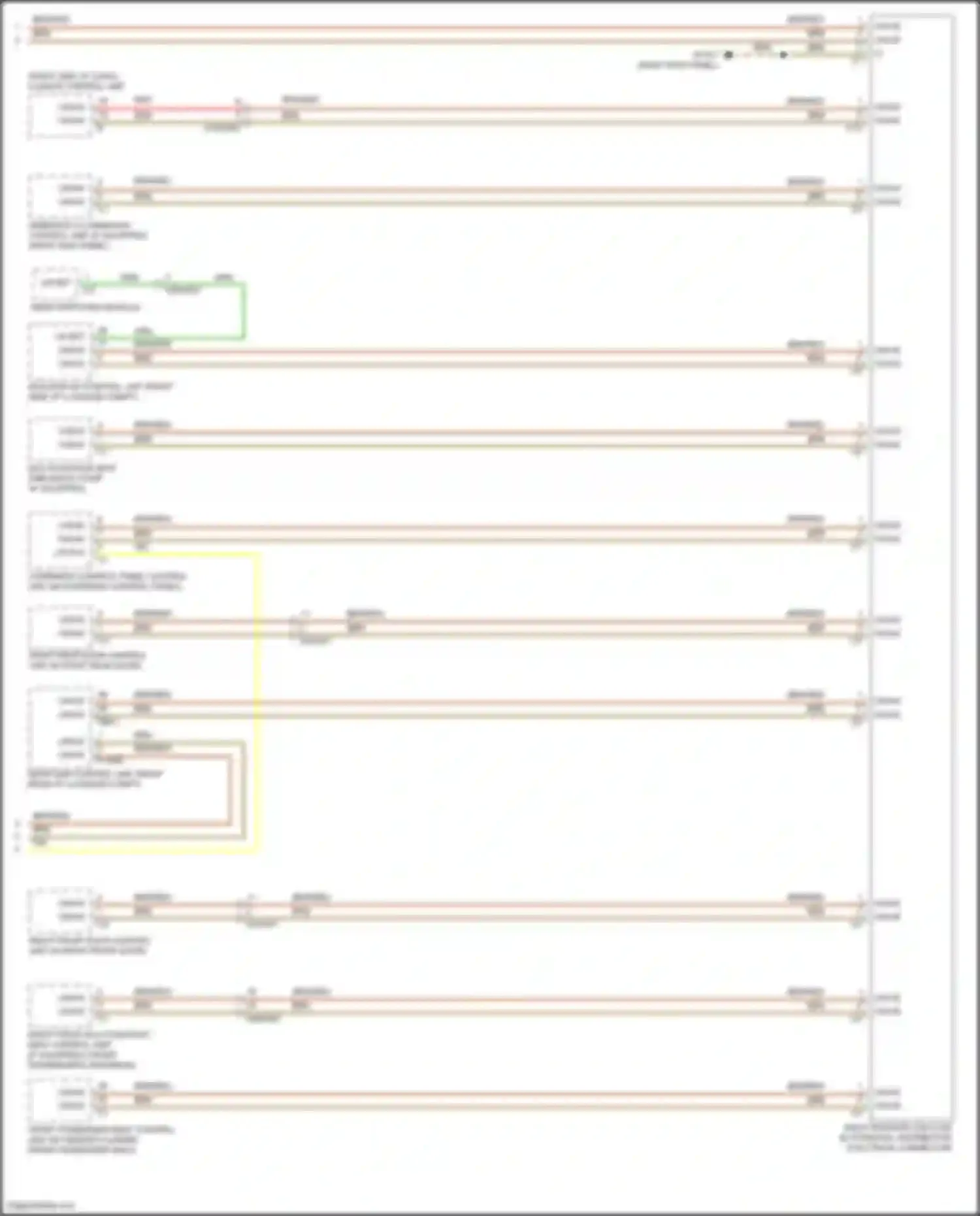 E-class Mercedes-Benz W213/S213/C238/A238 facelift (2020-2024): High/low bus circuit, sedan (7 of 7)