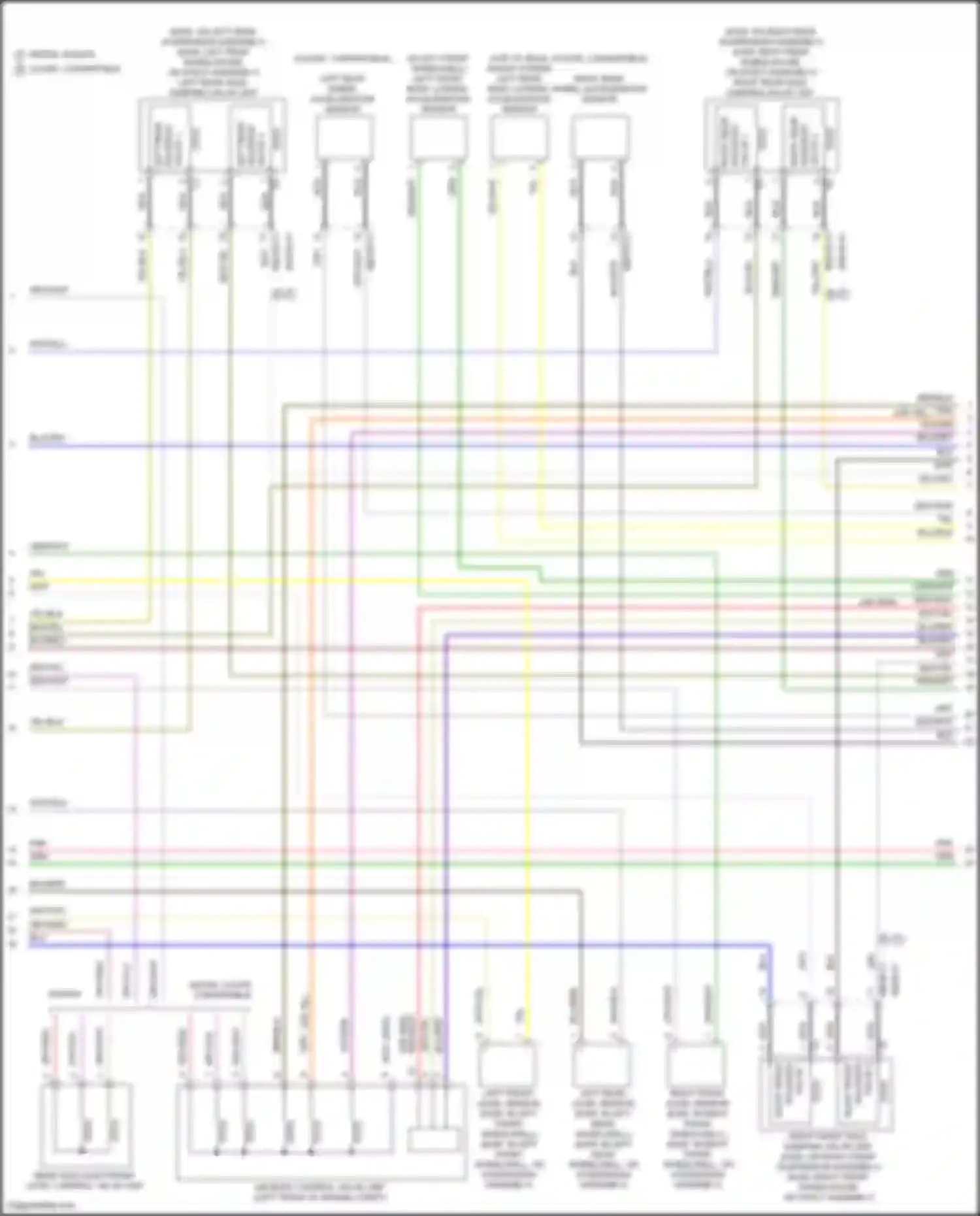 E-class Mercedes-Benz W213/S213/C238/A238 facelift (2020-2024): Air body control circuit (2 of 3)