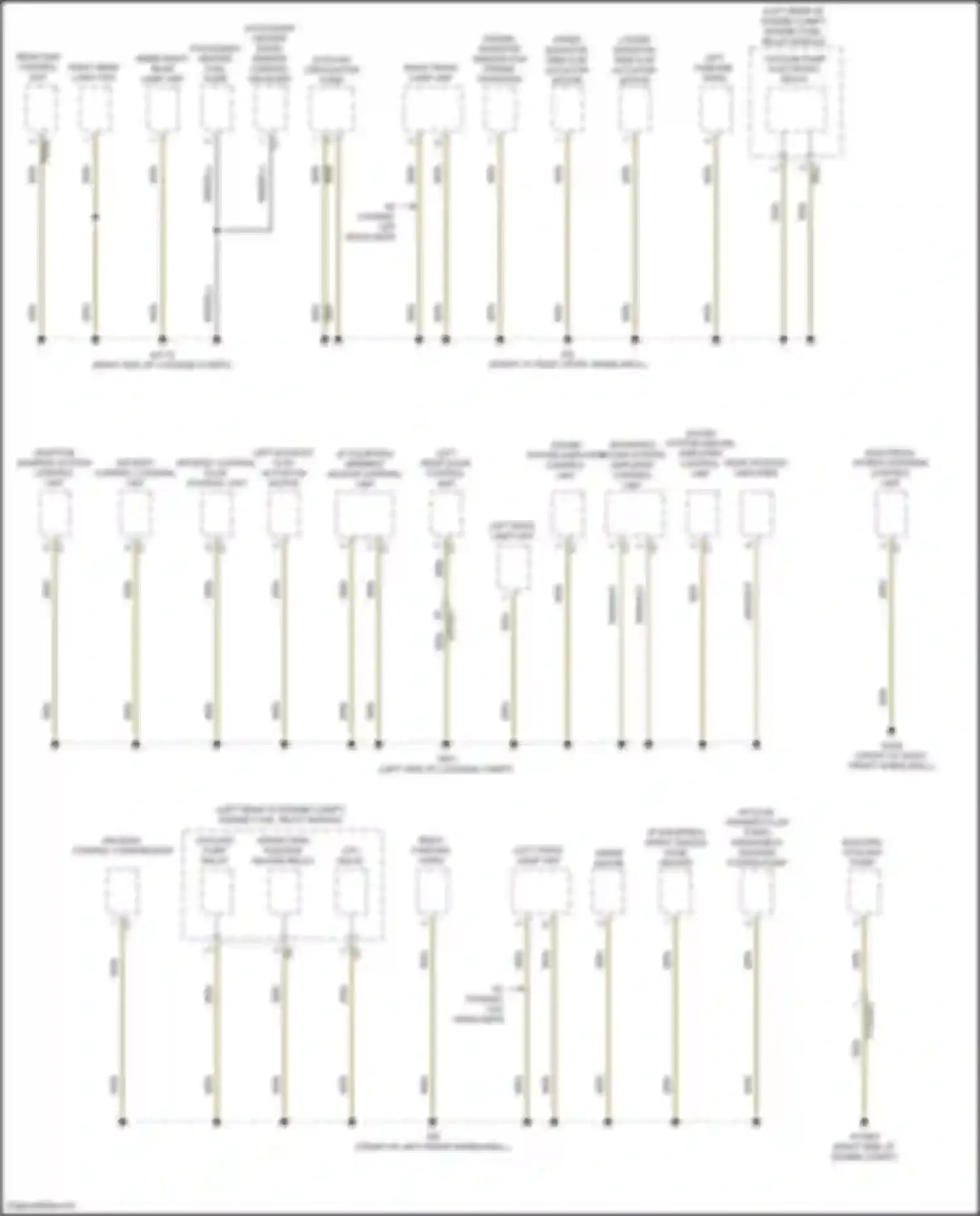 E-class Mercedes-Benz W213/S213/C238/A238 facelift (2020-2024): Ground distribution circuit (3 of 7)
