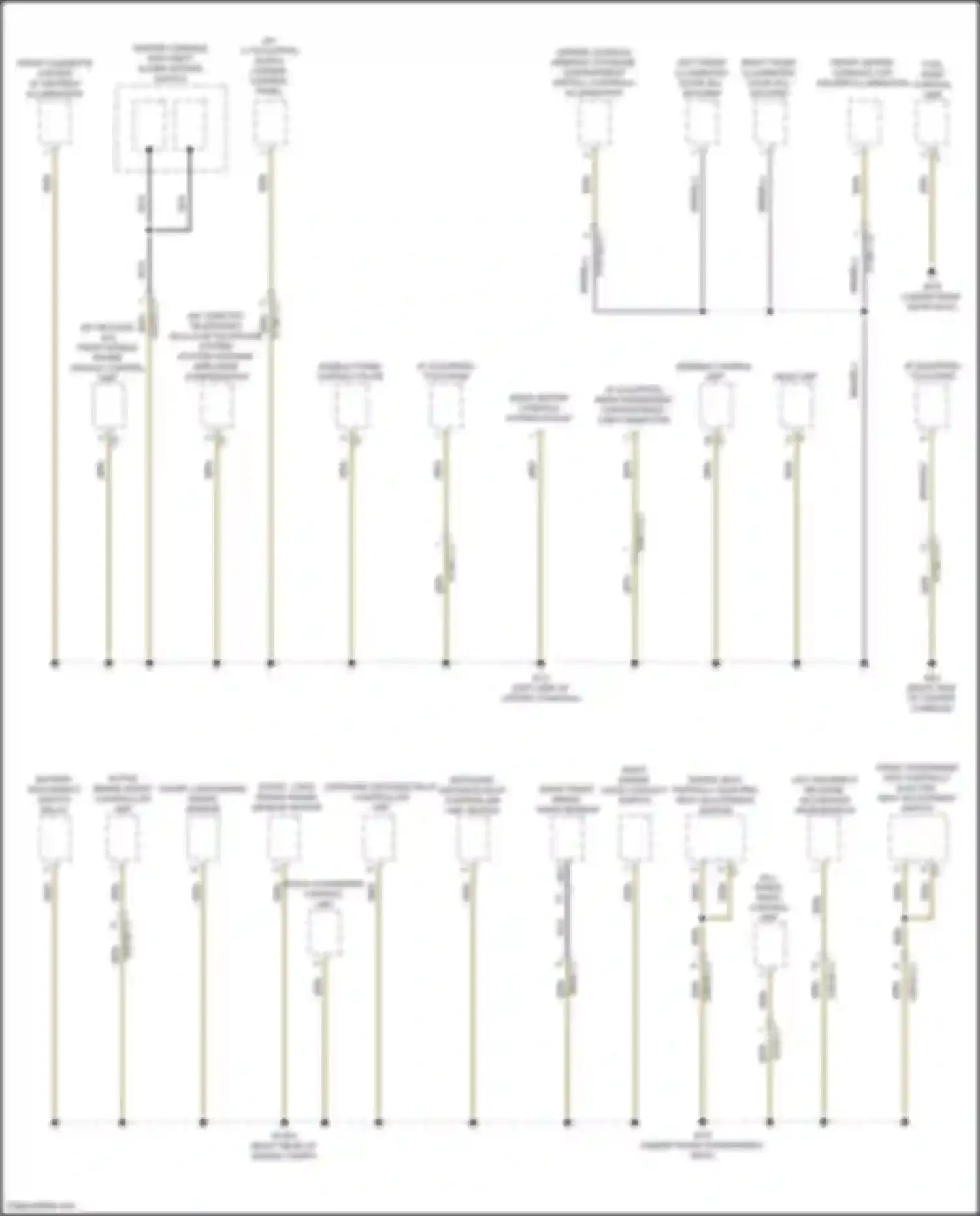E-class Mercedes-Benz W213/S213/C238/A238 facelift (2020-2024): Ground distribution circuit, convertible (1 of 7)