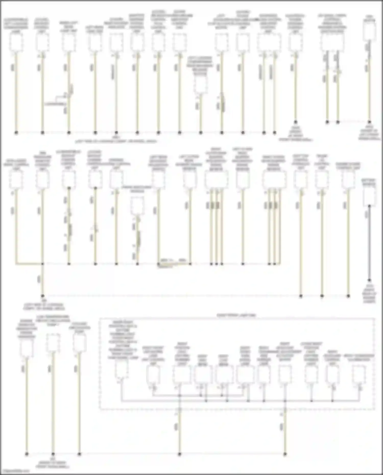 E-class Mercedes-Benz W213/S213/C238/A238 facelift (2020-2024): Ground distribution circuit, convertible (3 of 7)