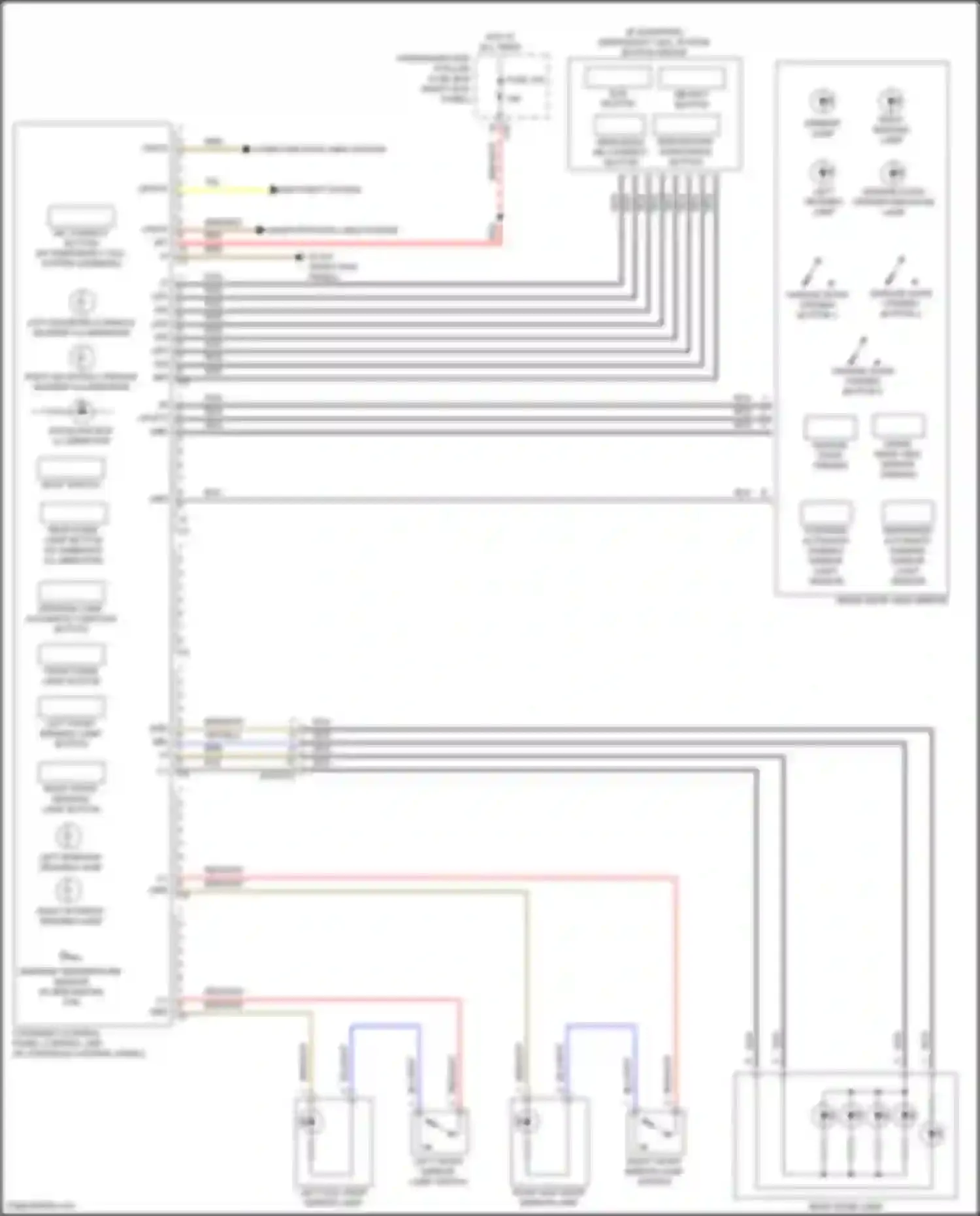 E-class Mercedes-Benz W213/S213/C238/A238 facelift (2020-2024): Overhead console circuit, convertible