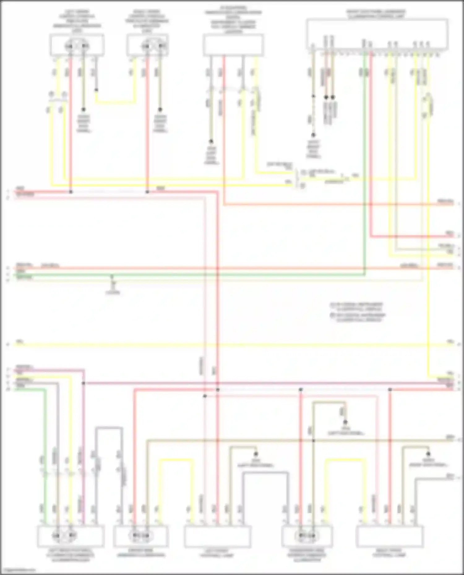 E-class Mercedes-Benz W213/S213/C238/A238 facelift (2020-2024): Courtesy lamps circuit, convertible (3 of 6)