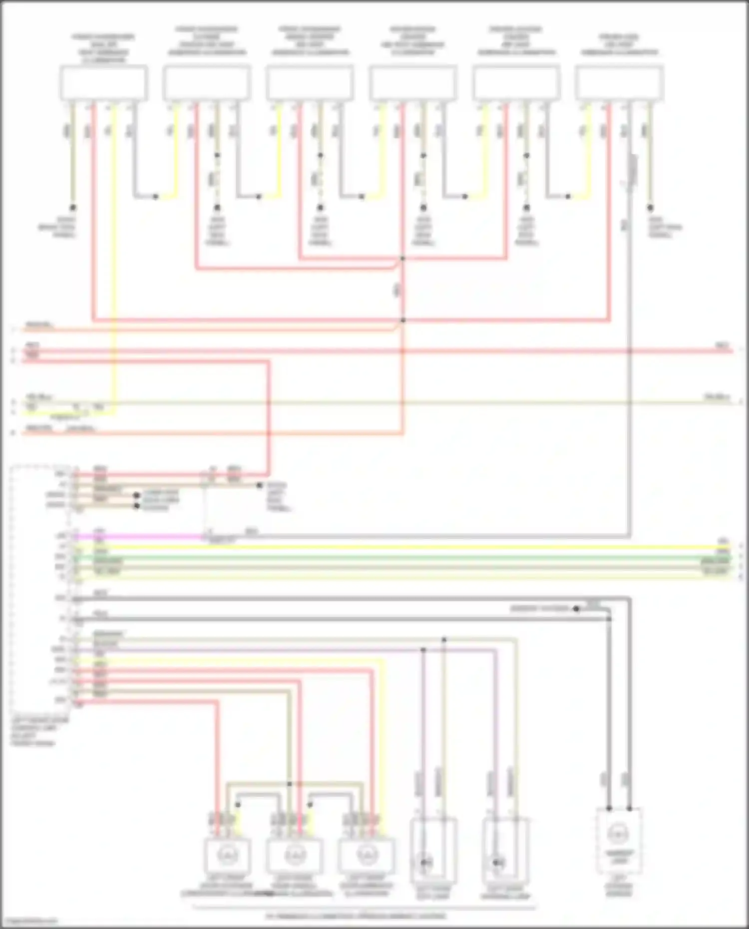 E-class Mercedes-Benz W213/S213/C238/A238 facelift (2020-2024): Courtesy lamps circuit, coupe (5 of 6)
