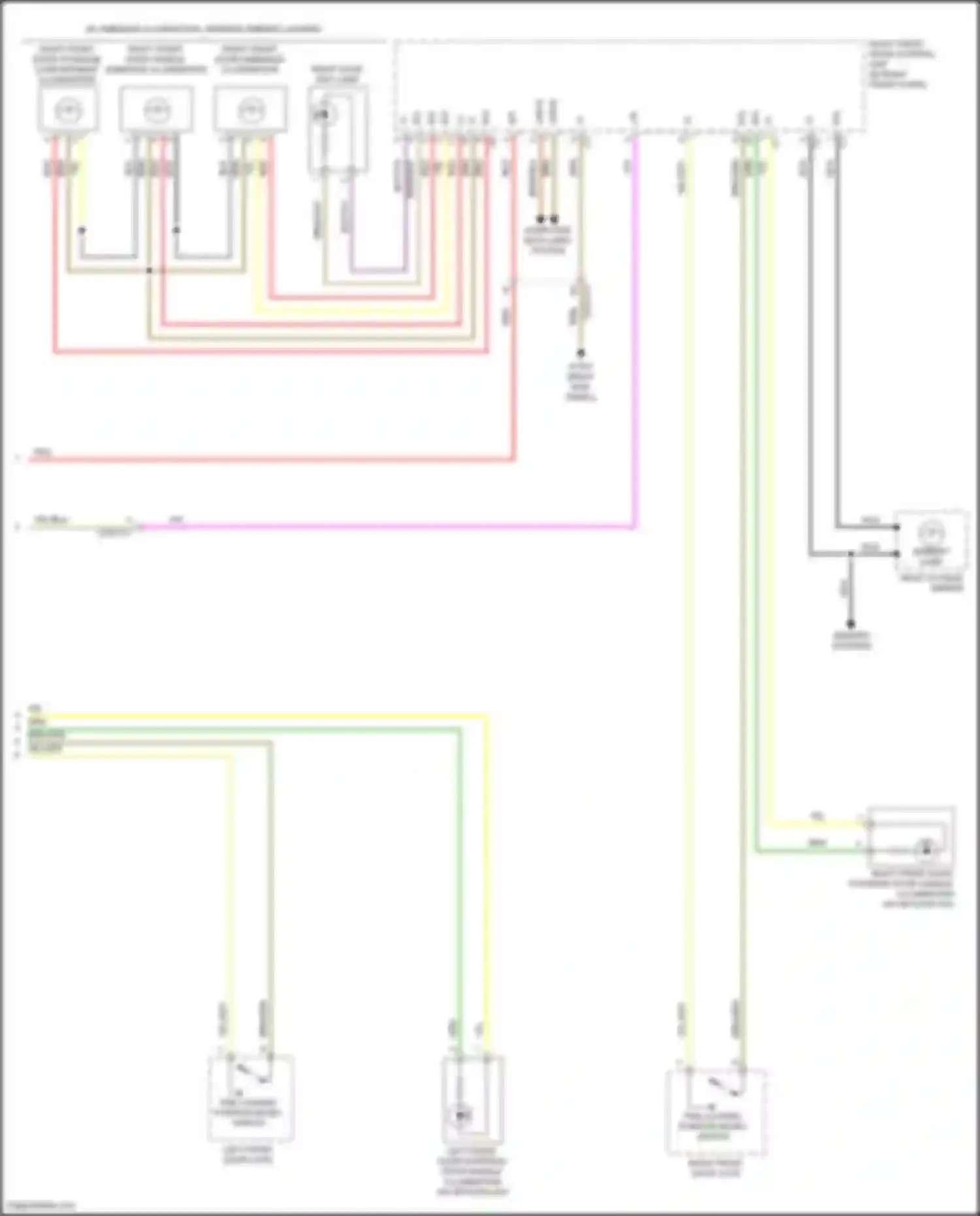 E-class Mercedes-Benz W213/S213/C238/A238 facelift (2020-2024): Courtesy lamps circuit, coupe (6 of 6)