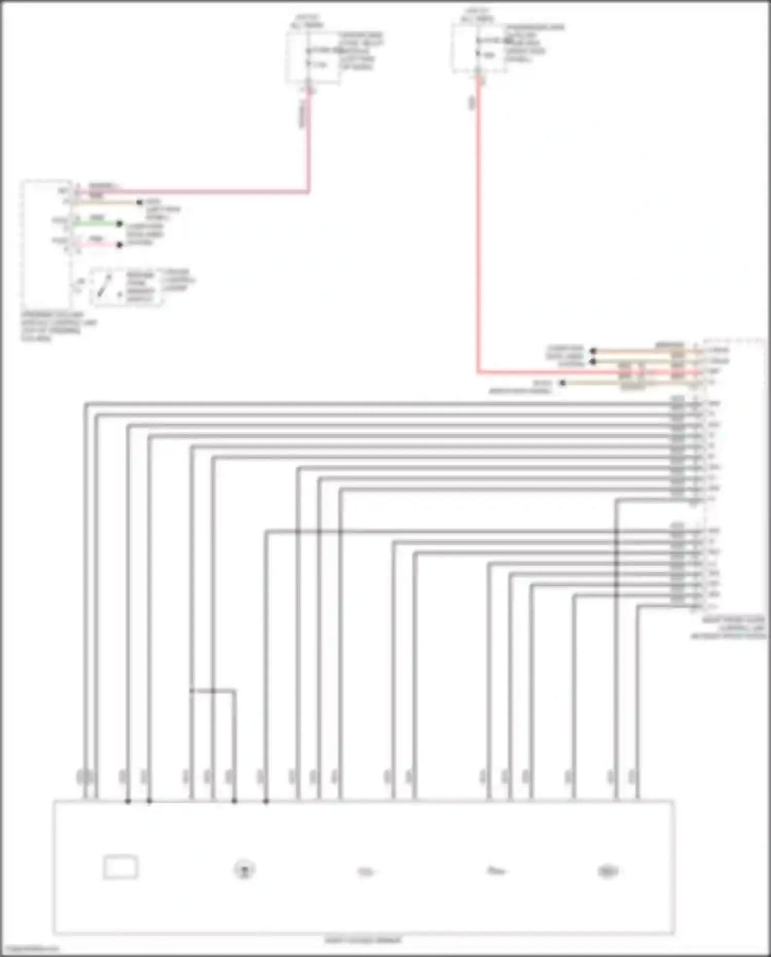 E-class Mercedes-Benz W213/S213/C238/A238 facelift (2020-2024): Memory mirrors circuit (2 of 2)