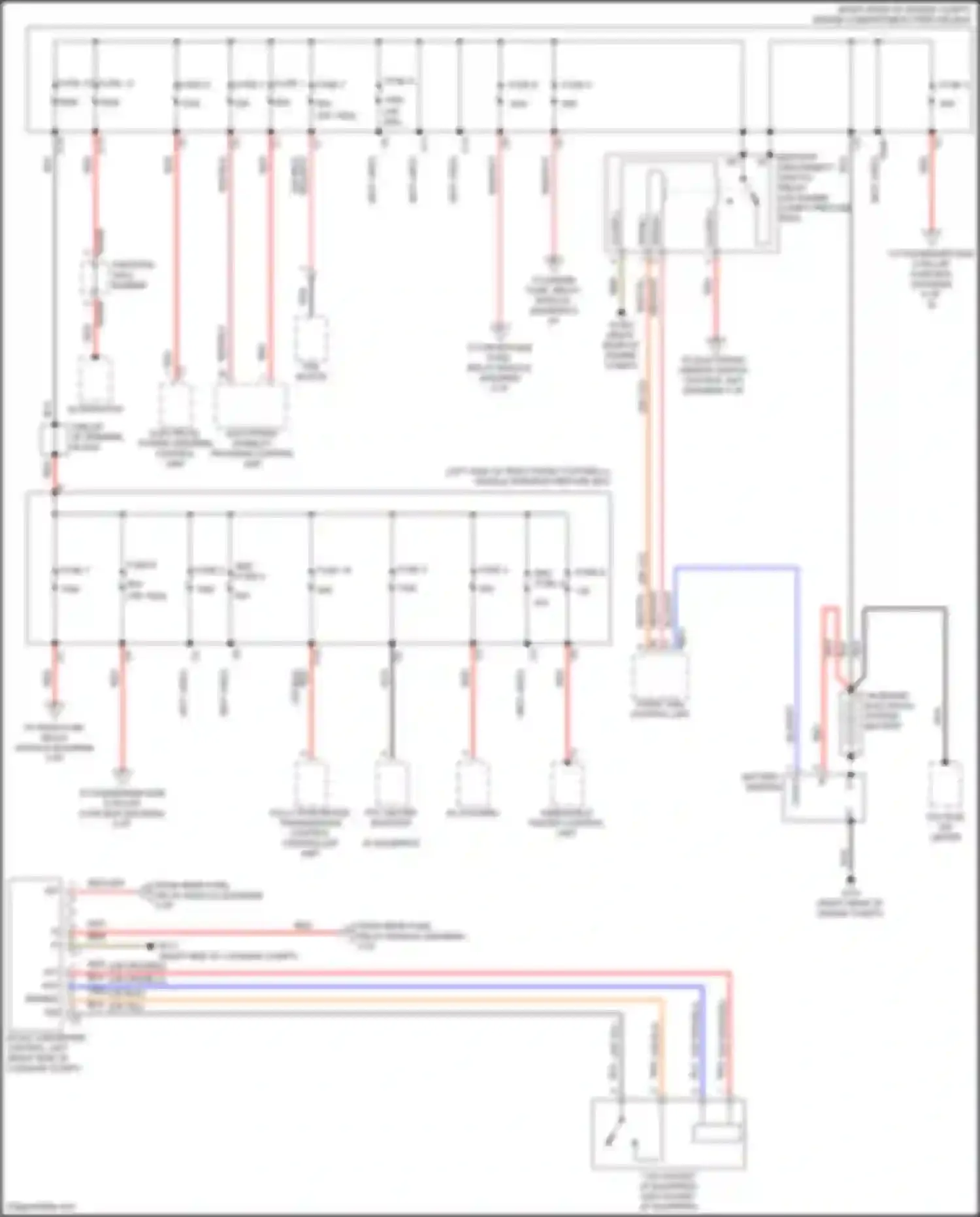 E-class Mercedes-Benz W213/S213/C238/A238 facelift (2020-2024): Power distribution circuit (1 of 8)