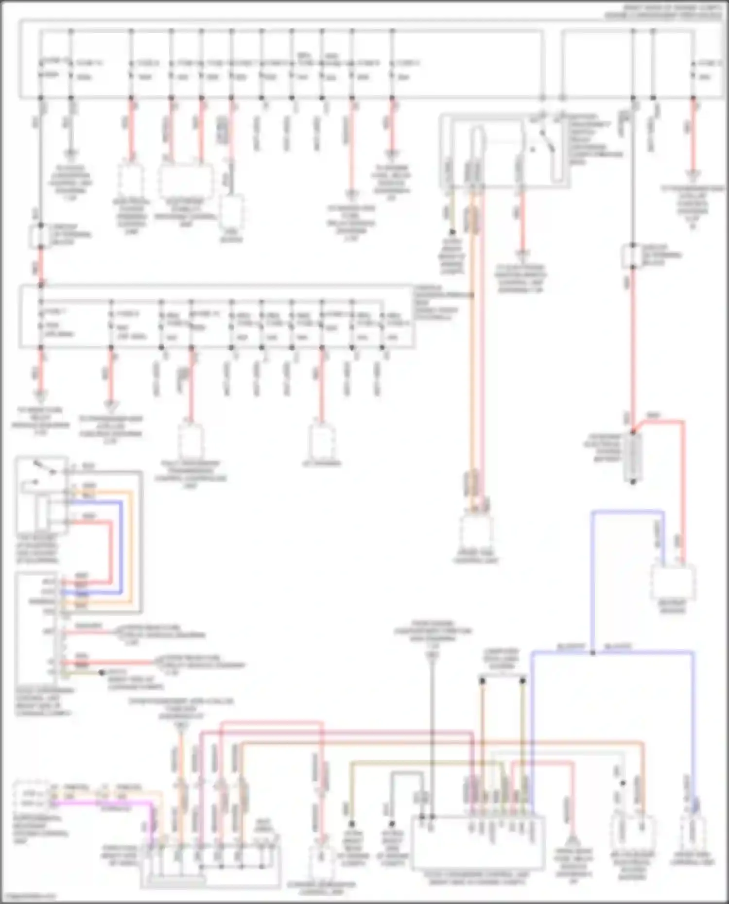 E-class Mercedes-Benz W213/S213/C238/A238 facelift (2020-2024): Power distribution circuit, coupe (1 of 8)