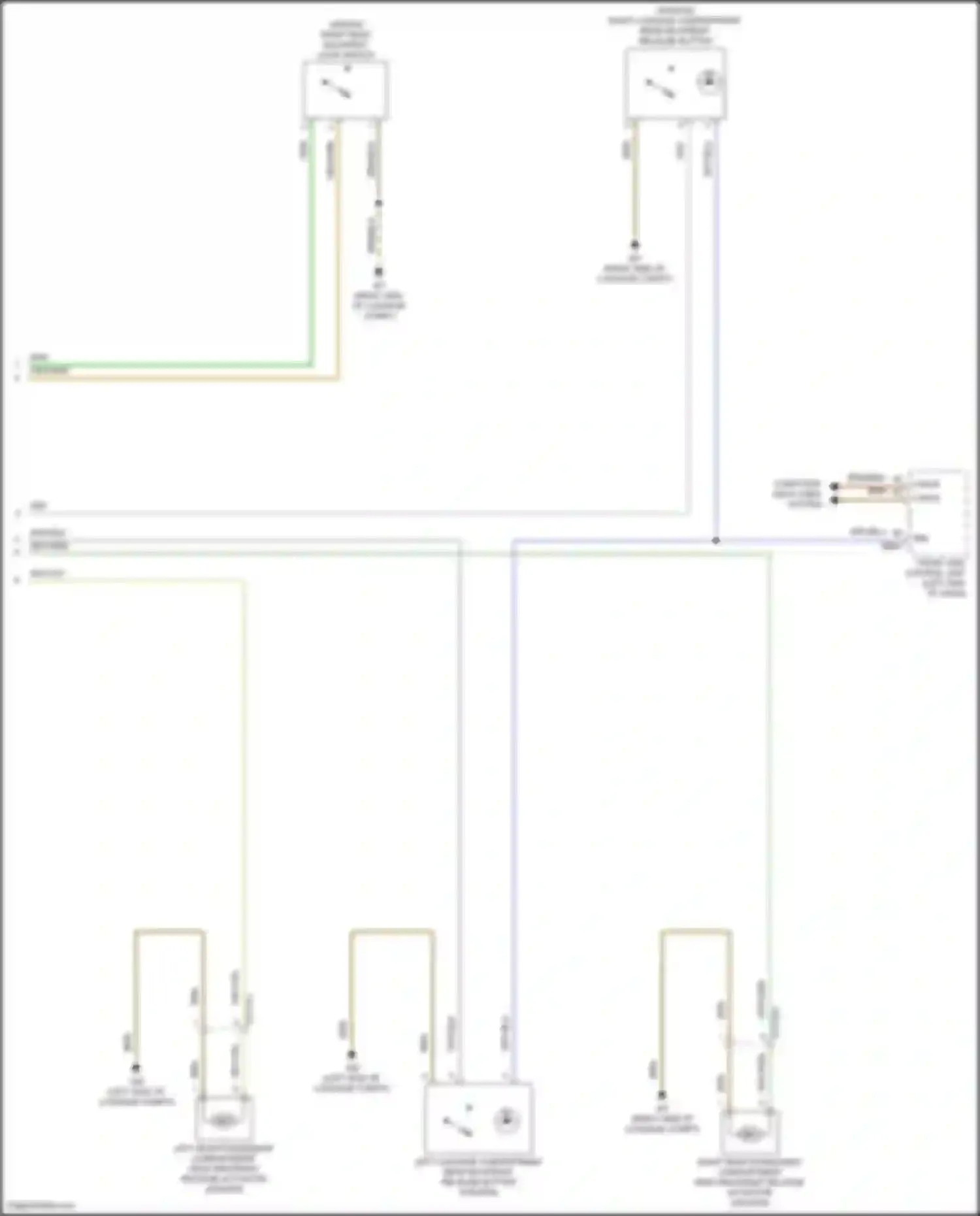 E-class Mercedes-Benz W213/S213/C238/A238 facelift (2020-2024): Rear head restraint circuit (2 of 2)
