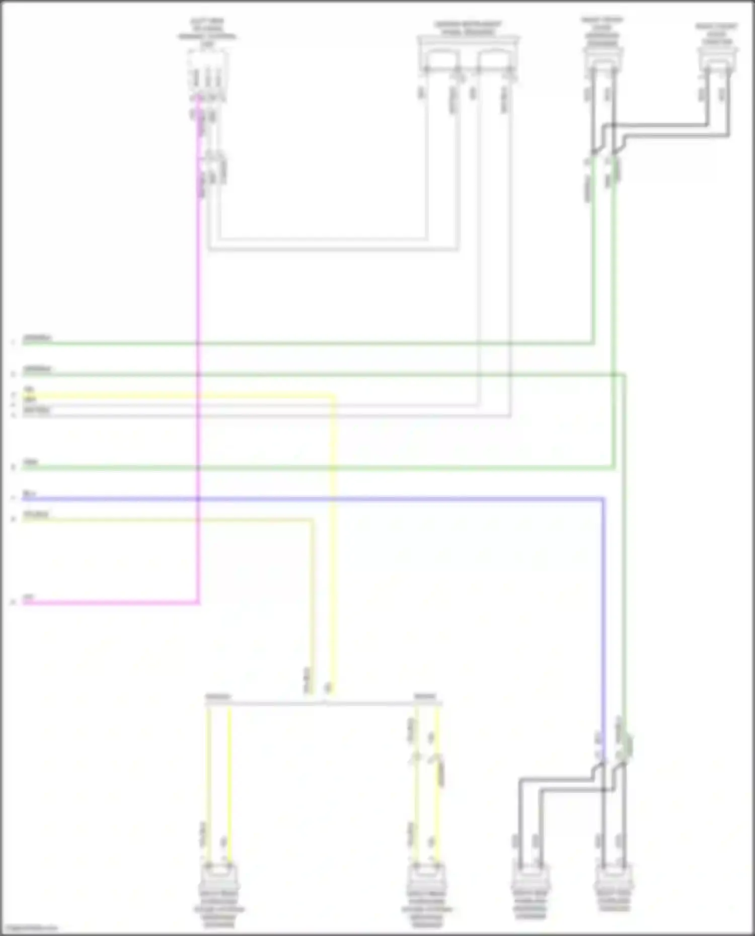 E-class Mercedes-Benz W213/S213/C238/A238 facelift (2020-2024): Sound amplifier circuit, w/ midline sound system (2 of 2)