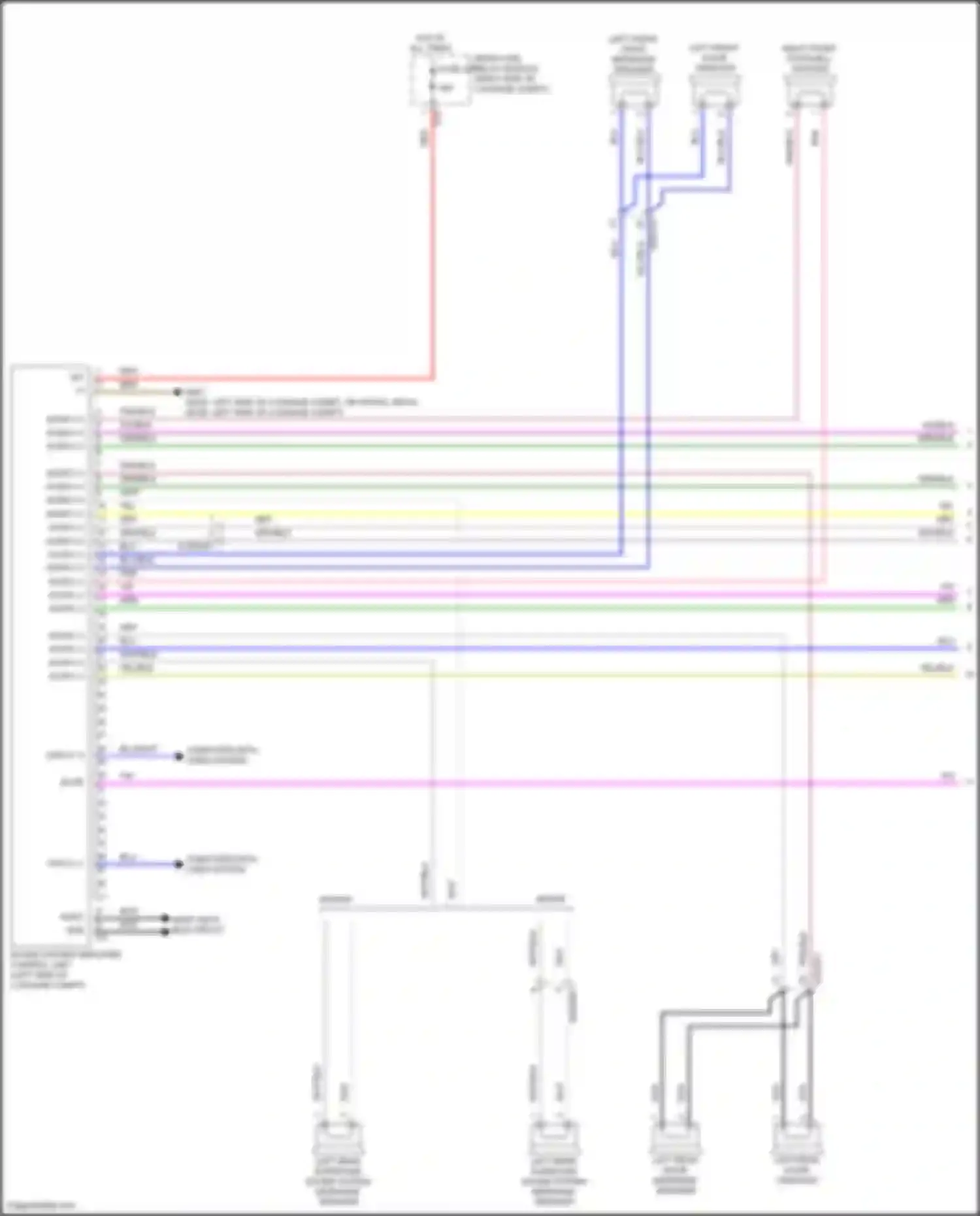 E-class Mercedes-Benz W213/S213/C238/A238 facelift (2020-2024): Sound amplifier circuit, w/ premium sound system (1 of 2)