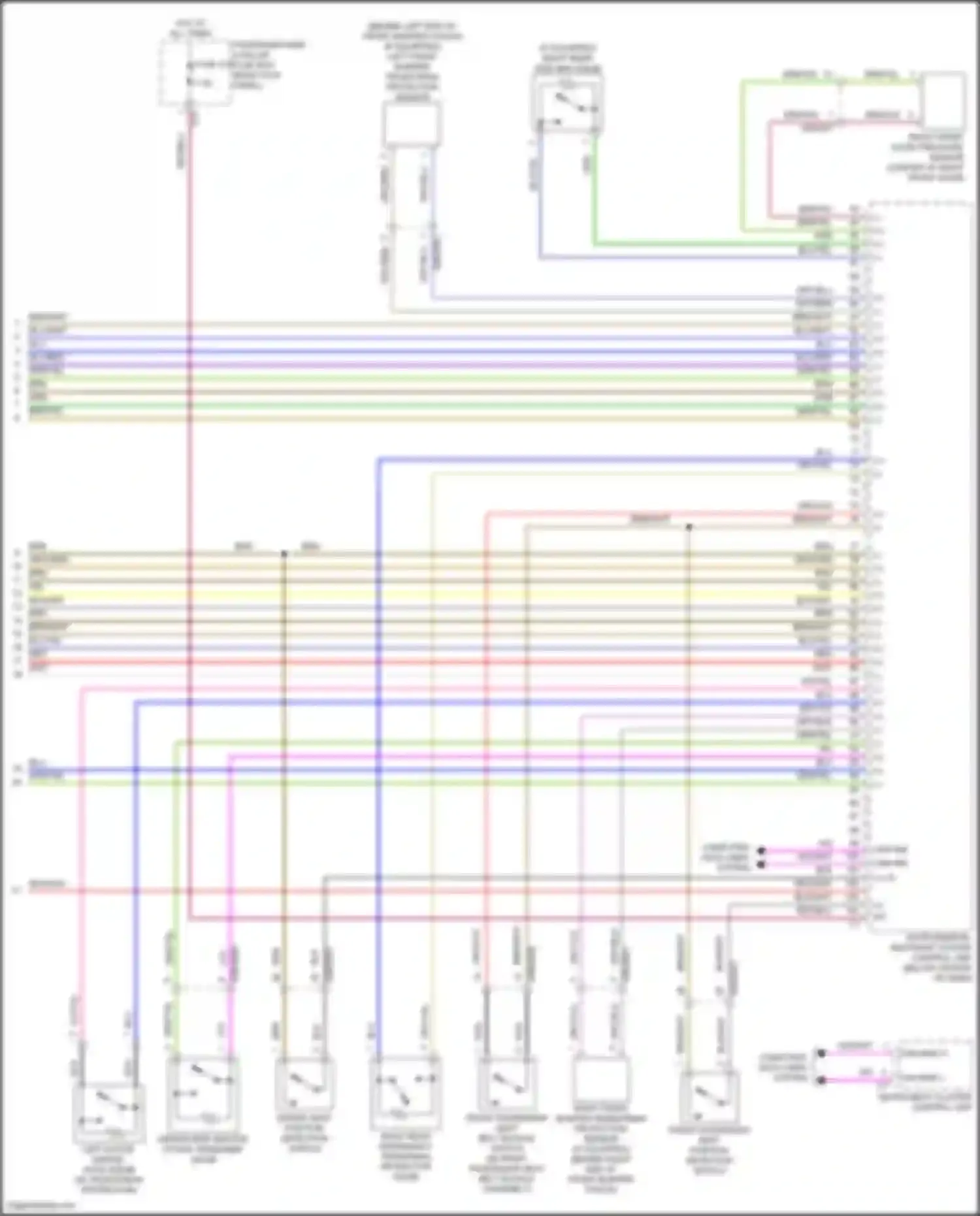 E-class Mercedes-Benz W213/S213/C238/A238 facelift (2020-2024): Supplemental restraint circuit (5 of 5)