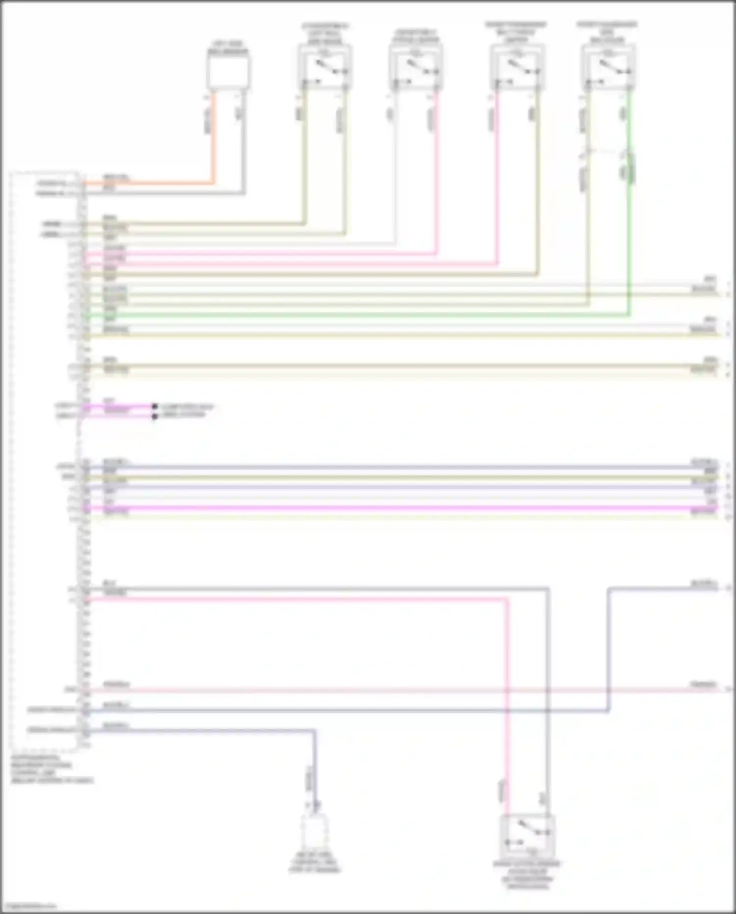 E-class Mercedes-Benz W213/S213/C238/A238 facelift (2020-2024): Supplemental restraint circuit, coupe (1 of 5)