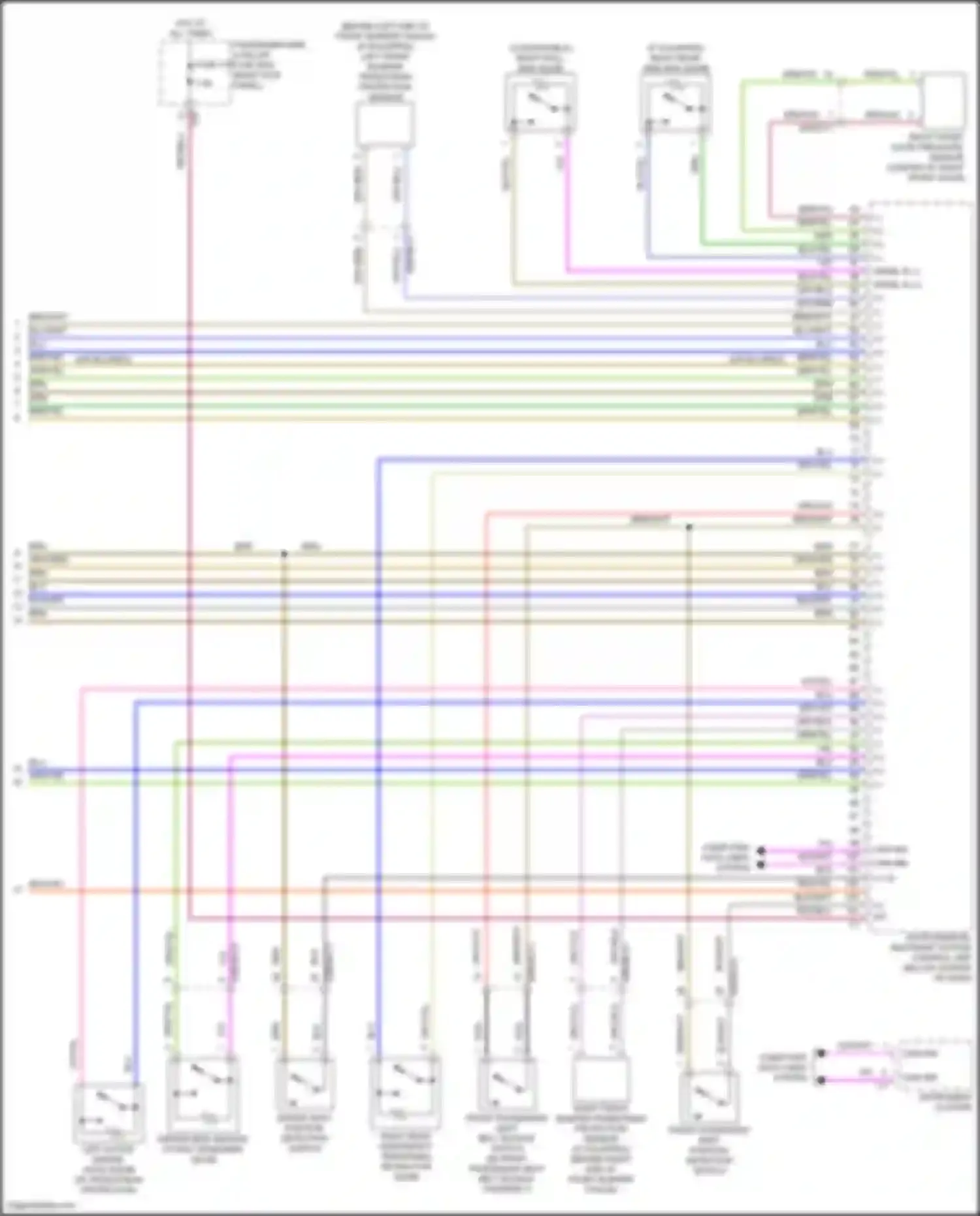 E-class Mercedes-Benz W213/S213/C238/A238 facelift (2020-2024): Supplemental restraint circuit, coupe (5 of 5)