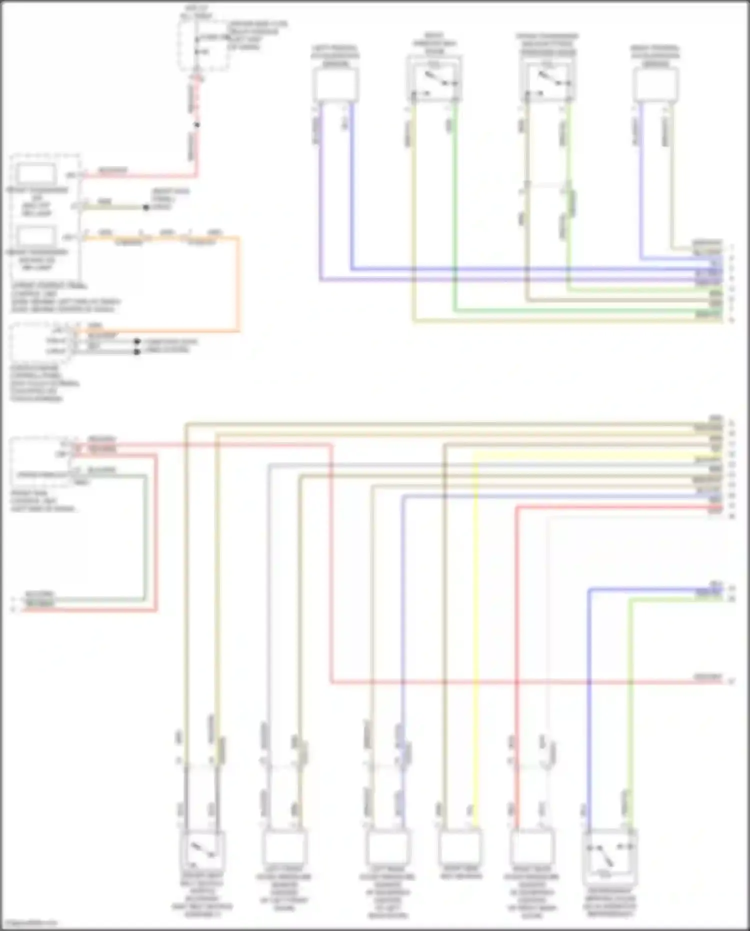E-class Mercedes-Benz W213/S213/C238/A238 facelift (2020-2024): Supplemental restraint circuit, wagon (4 of 5)
