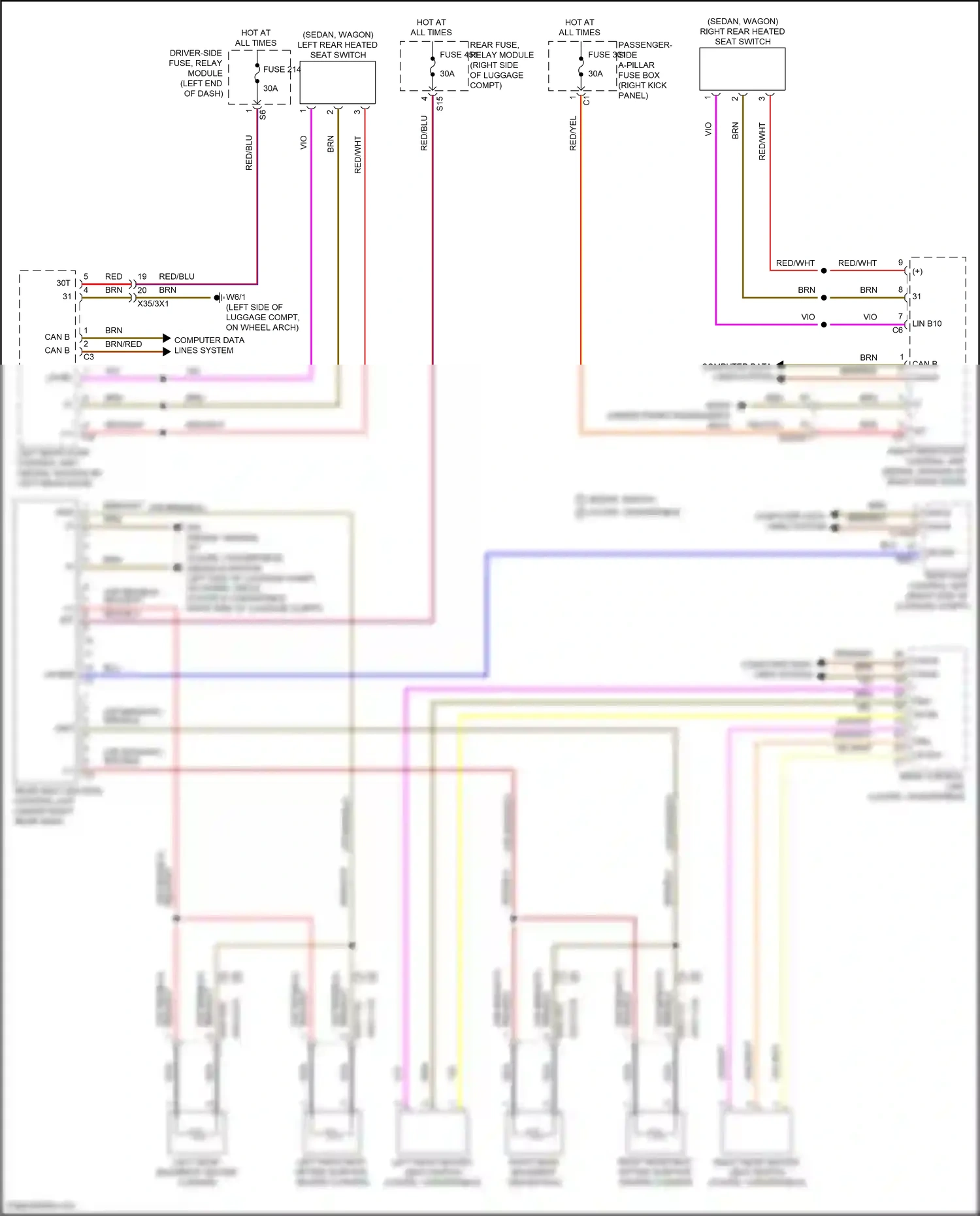 Wiring diagram computer data lines system for Mercedes-Benz E-class W213/S213/C238/A238 facelift (2020-2024) (48 of 373)