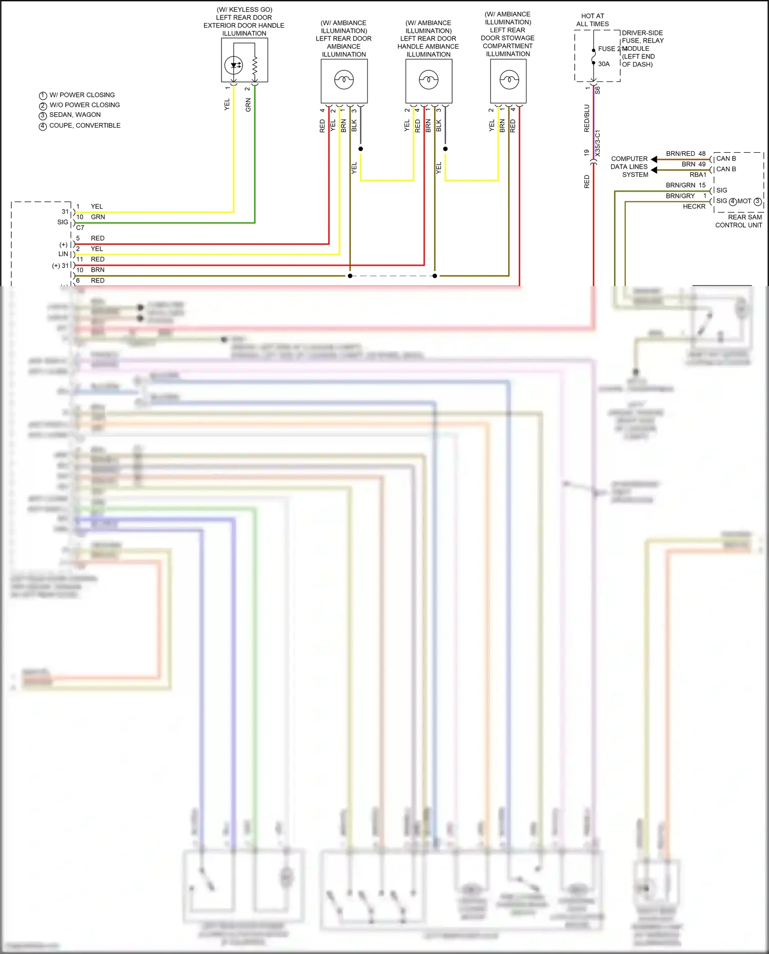 Wiring diagram computer data lines system for Mercedes-Benz E-class W213/S213/C238/A238 facelift (2020-2024) (249 of 373)
