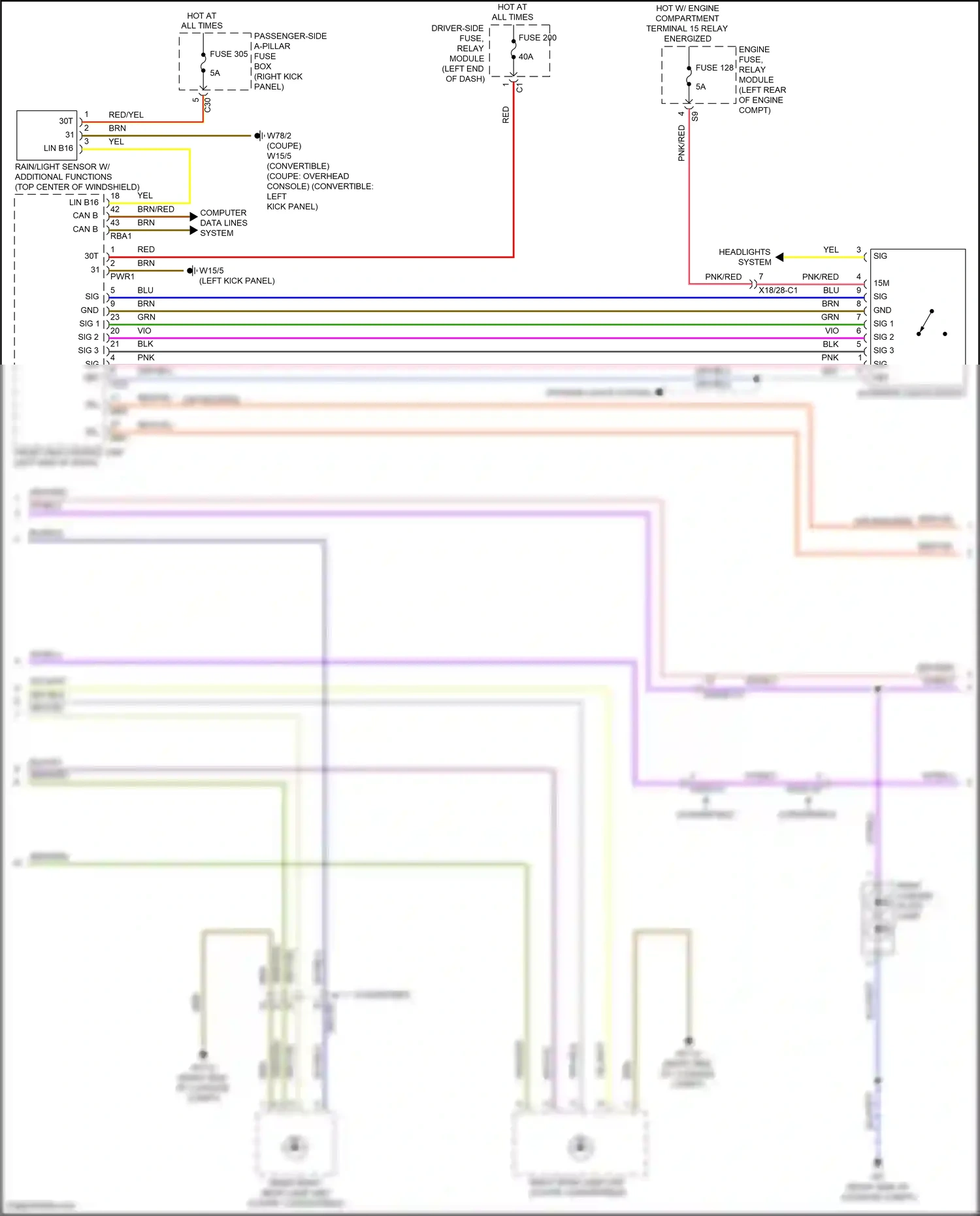 Wiring diagram computer data lines system for Mercedes-Benz E-class W213/S213/C238/A238 facelift (2020-2024) (364 of 373)