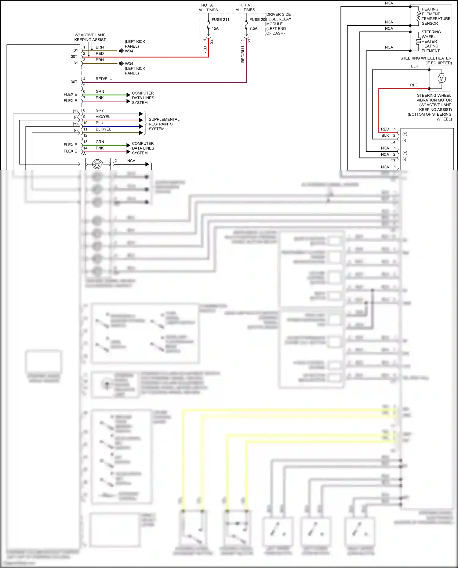 Wiring diagram computer data lines system for Mercedes-Benz E-class W213/S213/C238/A238 facelift (2020-2024) (228 of 373)