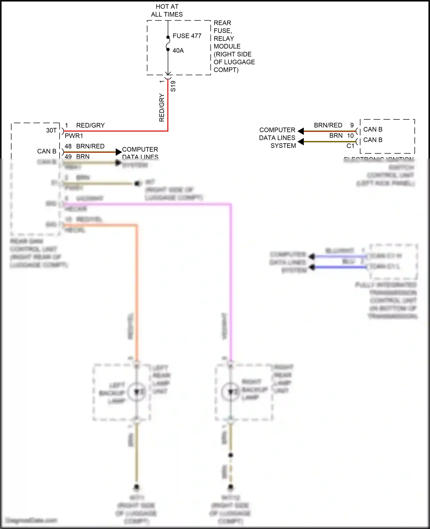 Wiring diagram computer data lines system for Mercedes-Benz E-class W213/S213/C238/A238 facelift (2020-2024) (279 of 373)