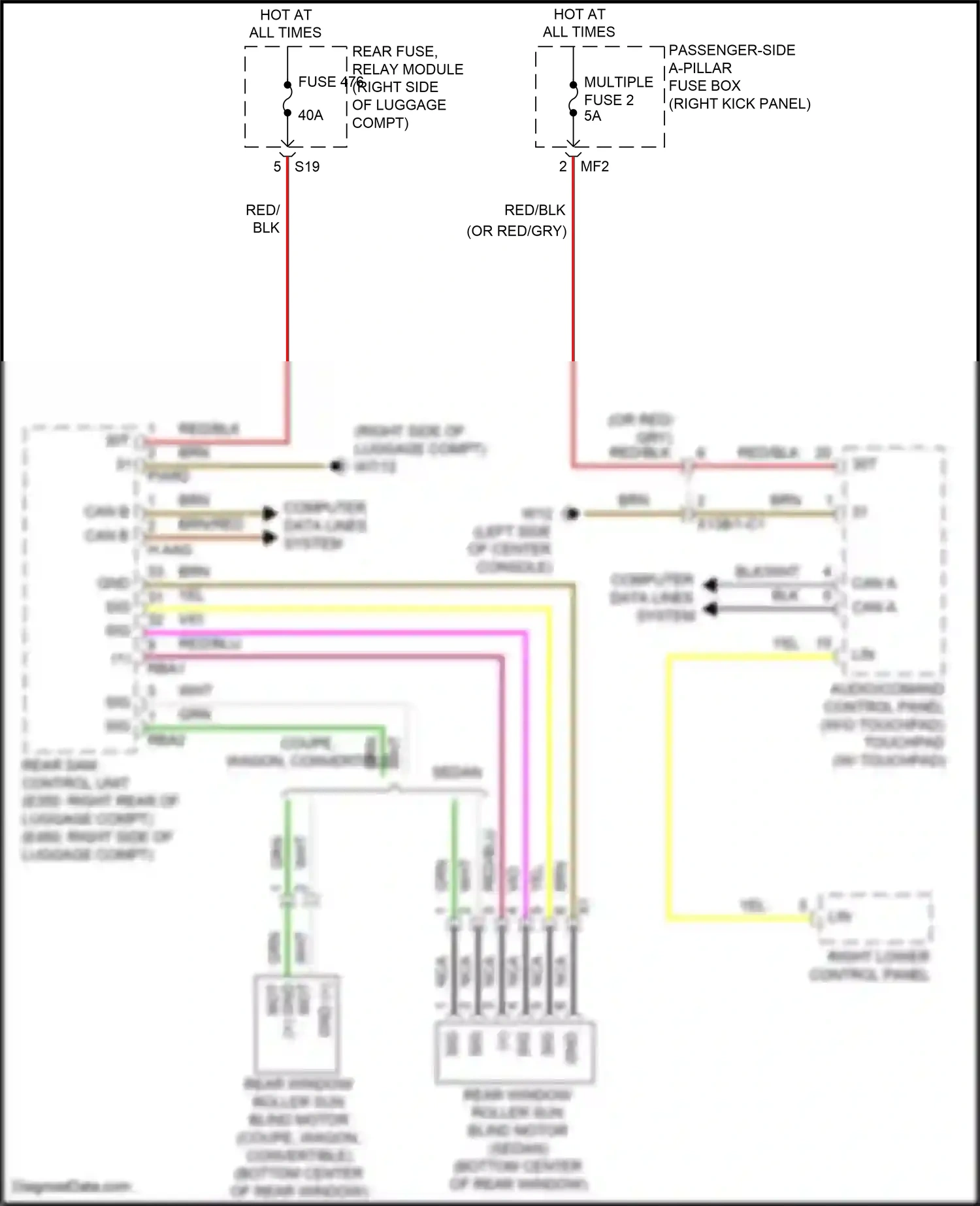 Wiring diagram computer data lines system for Mercedes-Benz E-class W213/S213/C238/A238 facelift (2020-2024) (80 of 373)