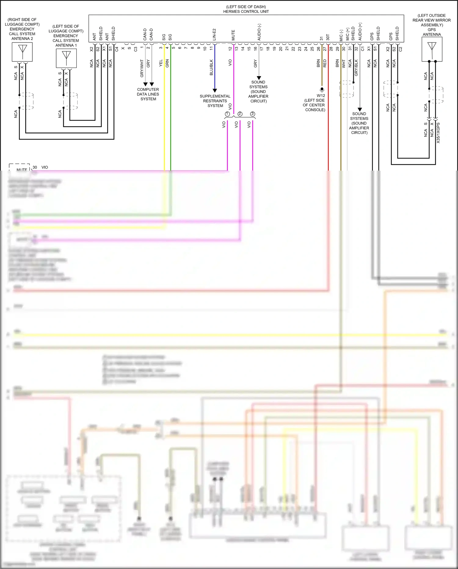 Wiring diagram computer data lines system for Mercedes-Benz E-class W213/S213/C238/A238 facelift (2020-2024) (324 of 373)