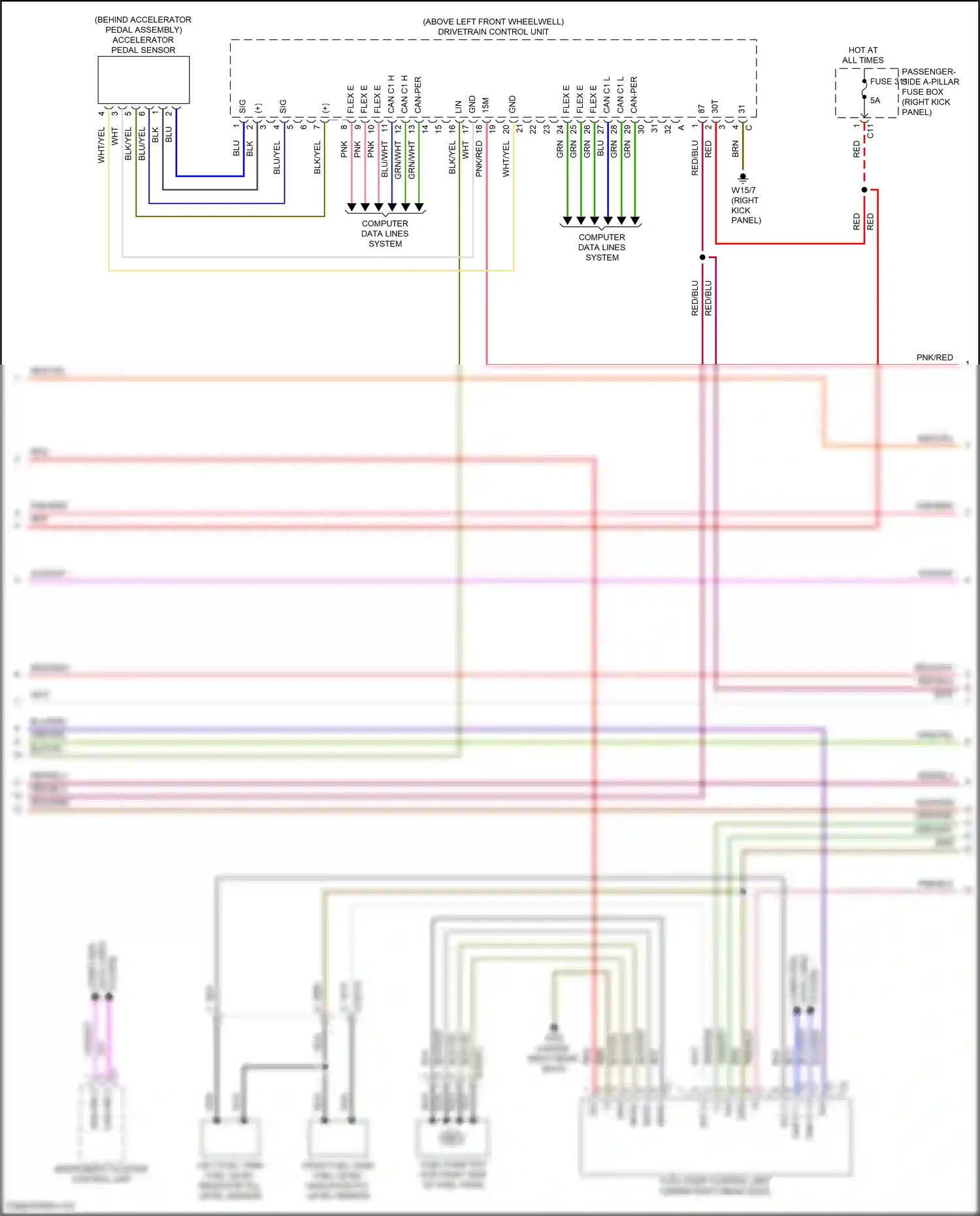 Wiring diagram computer data lines system for Mercedes-Benz E-class W213/S213/C238/A238 facelift (2020-2024) (109 of 373)