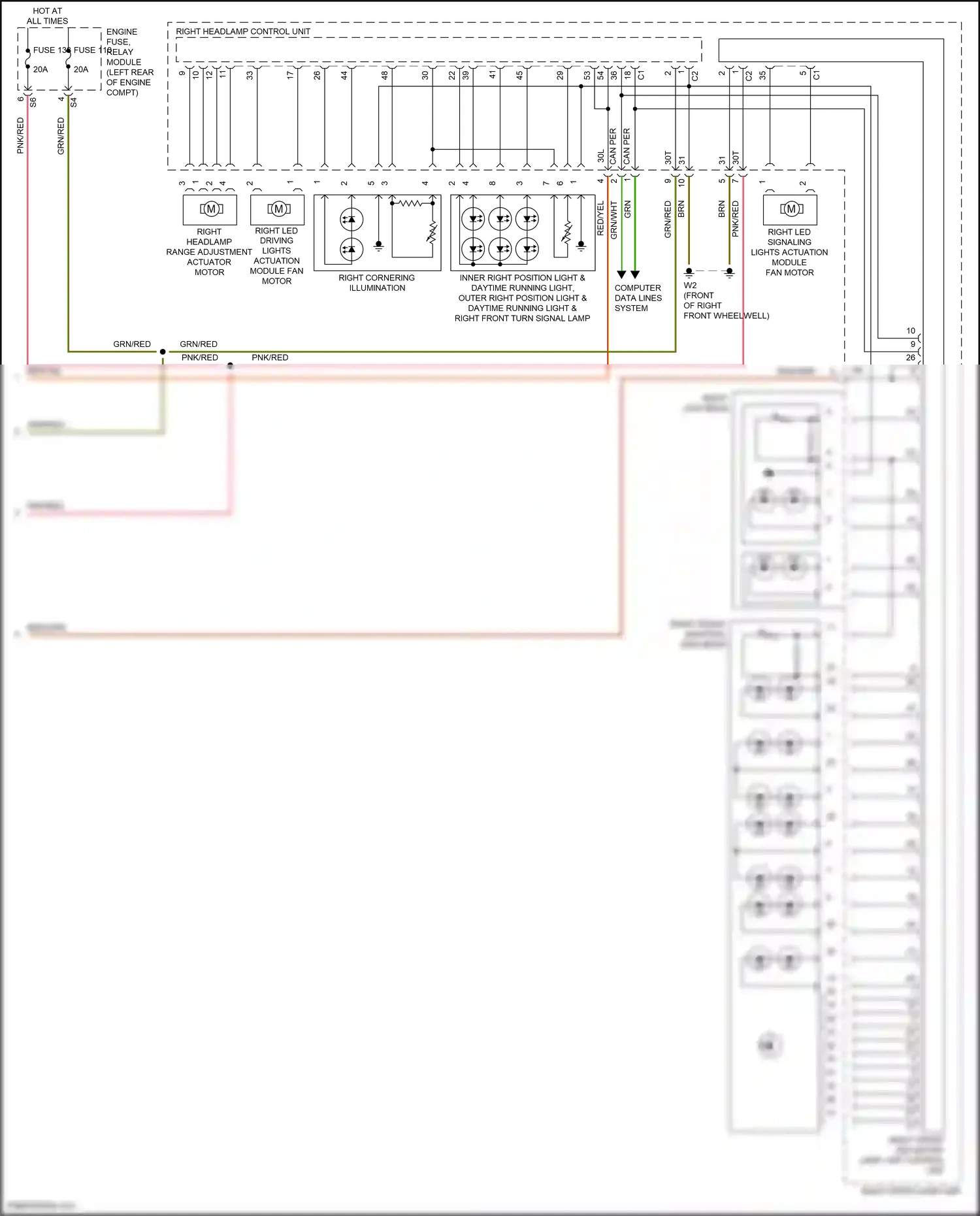 Wiring diagram computer data lines system for Mercedes-Benz E-class W213/S213/C238/A238 facelift (2020-2024) (125 of 373)