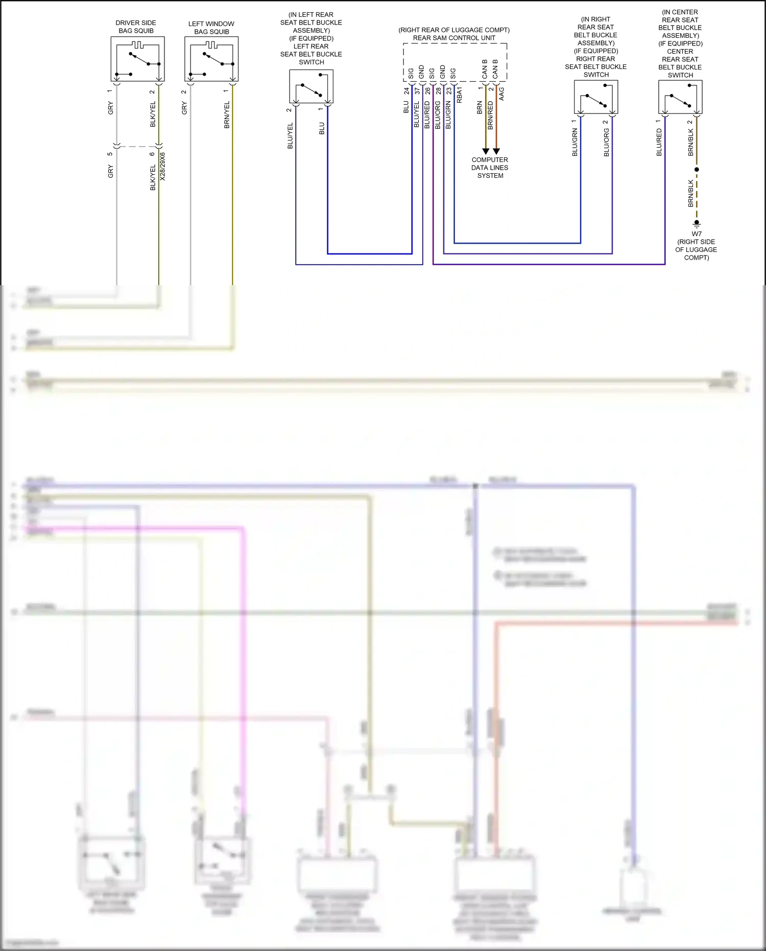 Wiring diagram computer data lines system for Mercedes-Benz E-class W213/S213/C238/A238 facelift (2020-2024) (8 of 373)