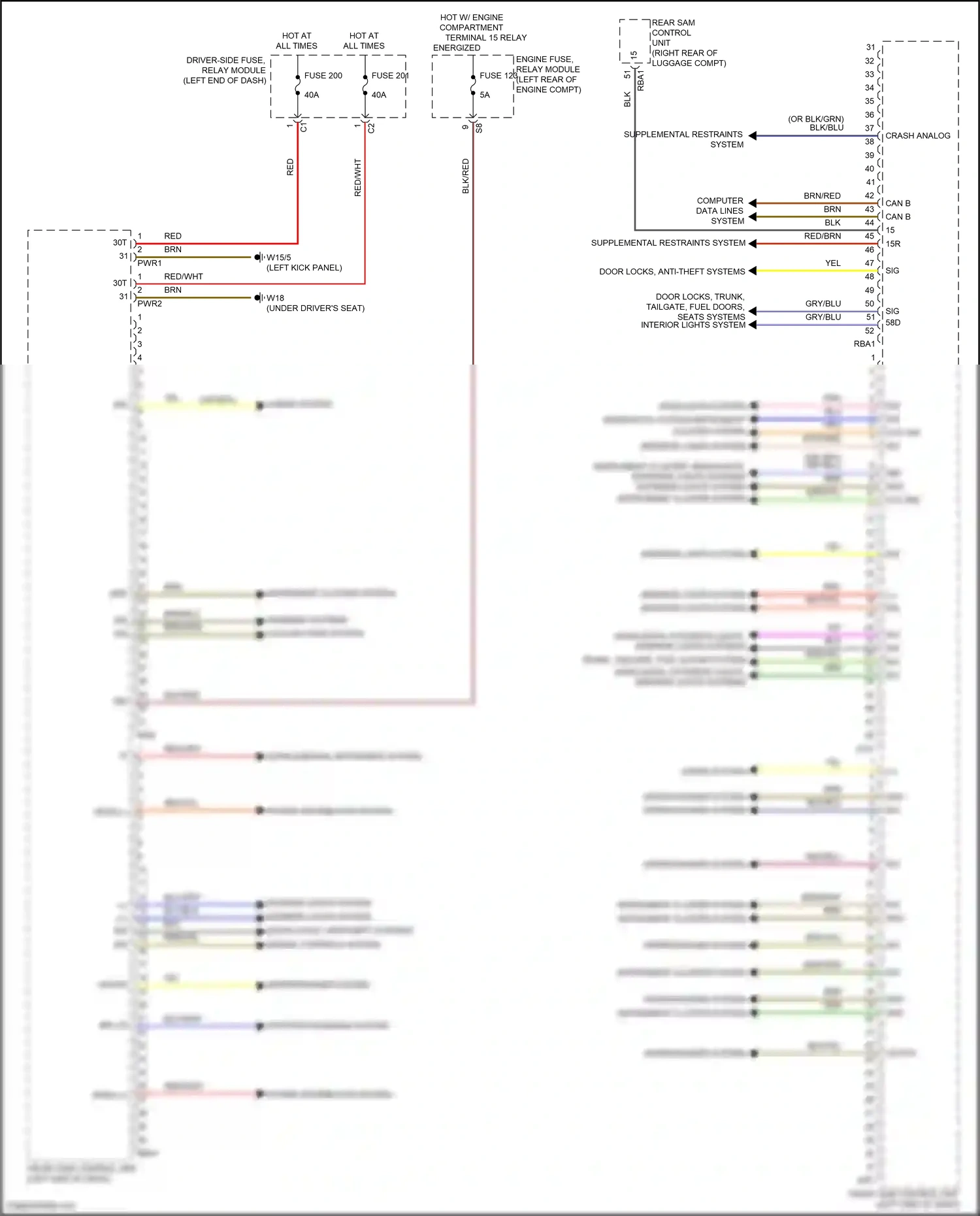 Wiring diagram computer data lines system for Mercedes-Benz E-class W213/S213/C238/A238 facelift (2020-2024) (84 of 373)
