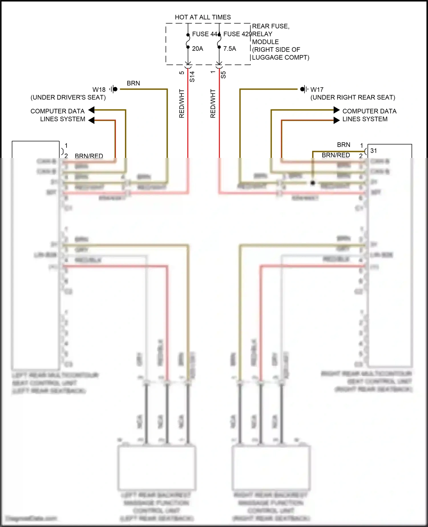 Wiring diagram computer data lines system for Mercedes-Benz E-class W213/S213/C238/A238 facelift (2020-2024) (49 of 373)