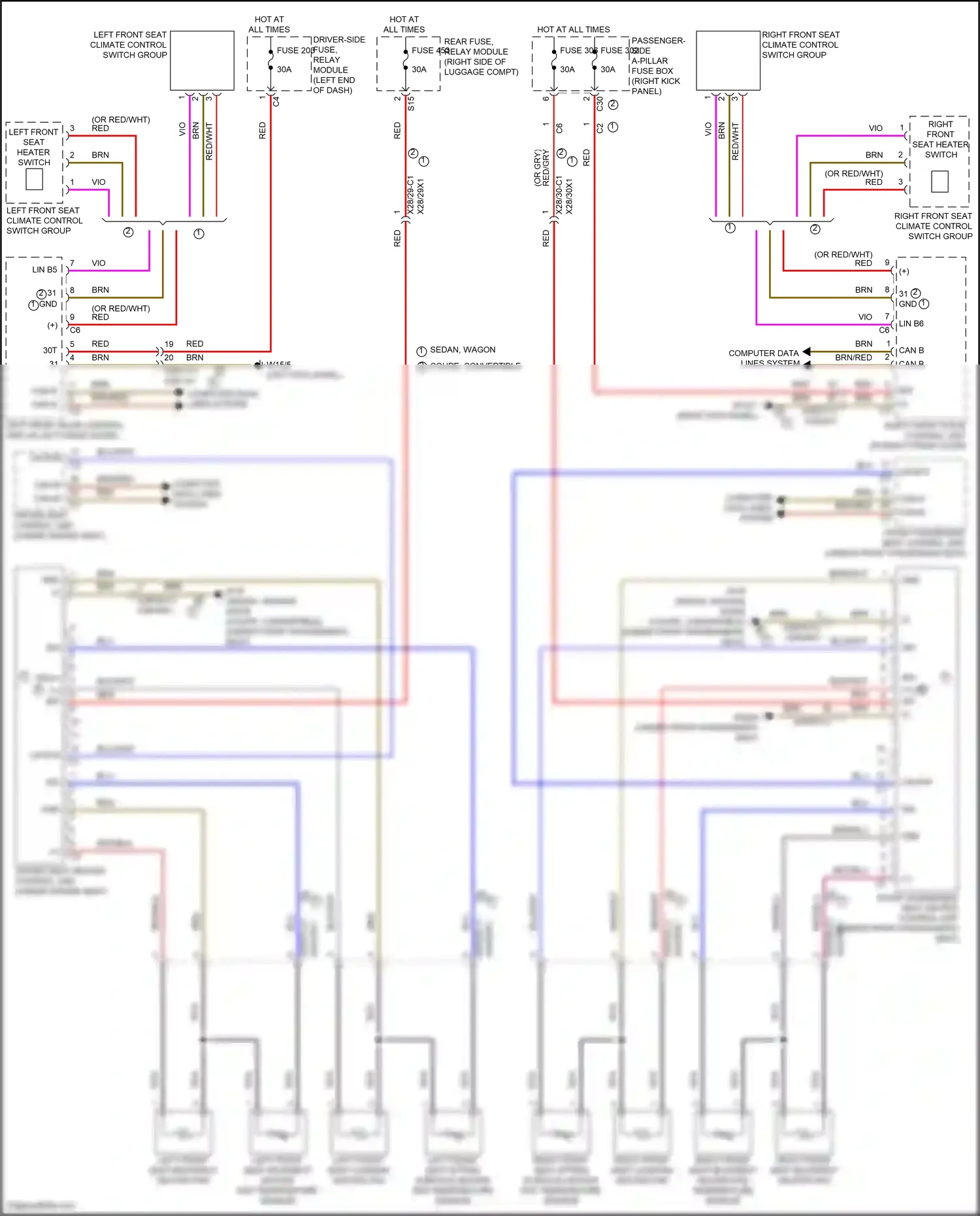 Wiring diagram computer data lines system for Mercedes-Benz E-class W213/S213/C238/A238 facelift (2020-2024) (42 of 373)