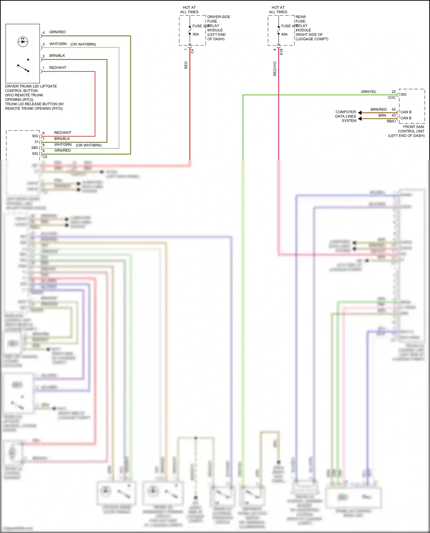 Wiring diagram computer data lines system for Mercedes-Benz E-class W213/S213/C238/A238 facelift (2020-2024) (61 of 373)