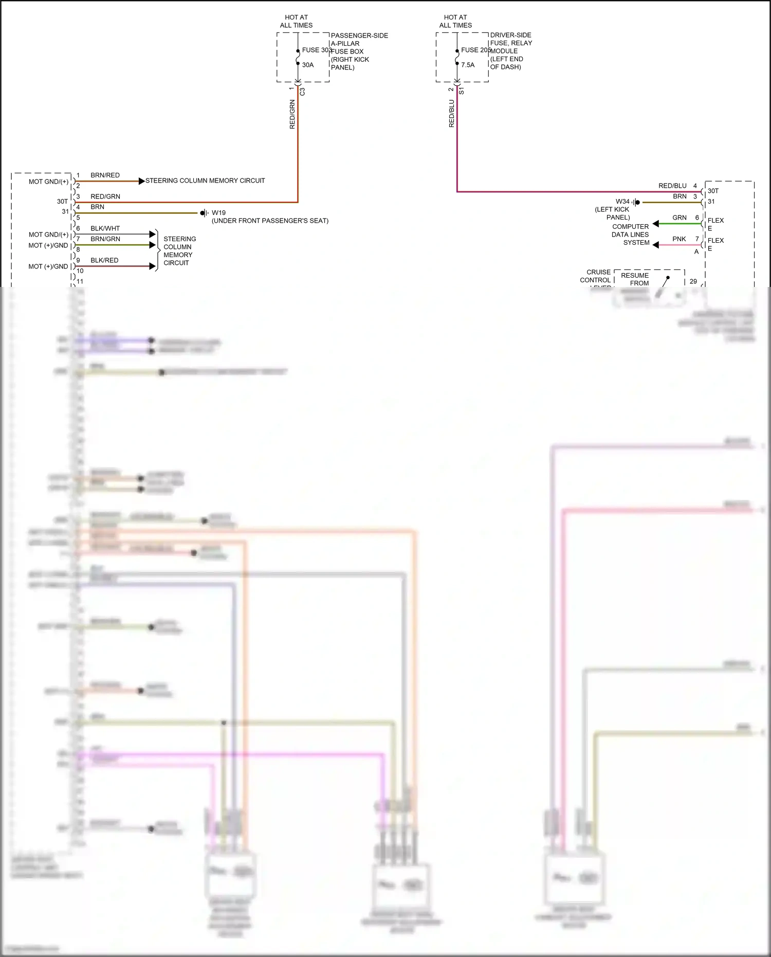 Wiring diagram computer data lines system for Mercedes-Benz E-class W213/S213/C238/A238 facelift (2020-2024) (27 of 373)